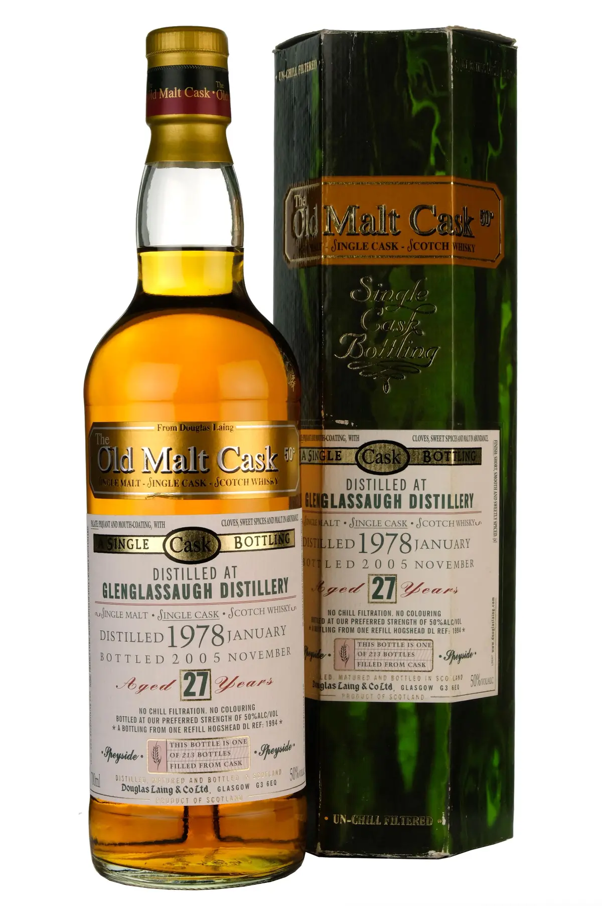 Glenglassaugh 1978-2005 | 27 Year Old Douglas Laing Old Malt Cask Single Cask 1994 1