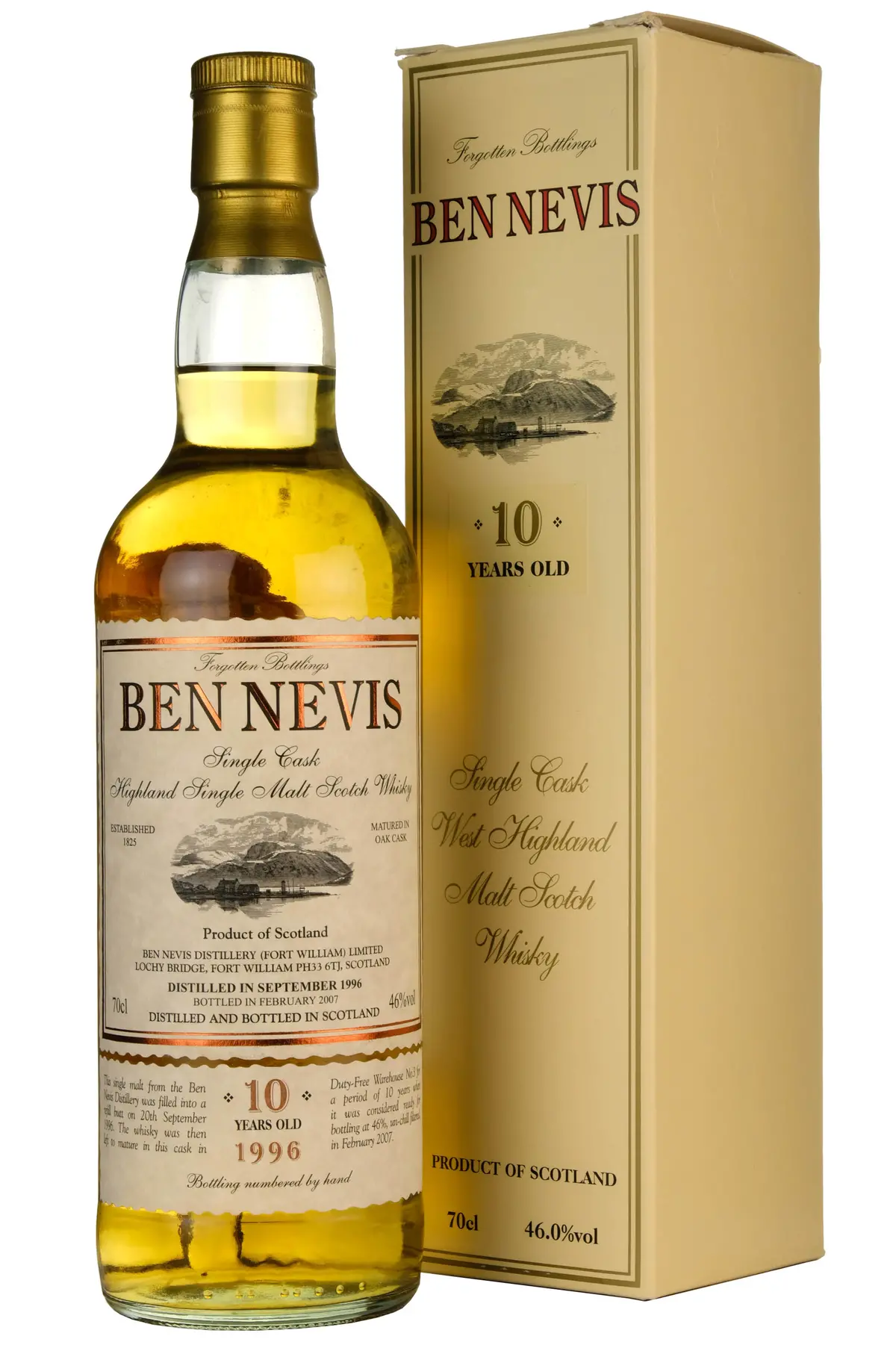 Ben Nevis 1996-2007 | 10 Year Old The Forgotten Bottlings Single Cask 1
