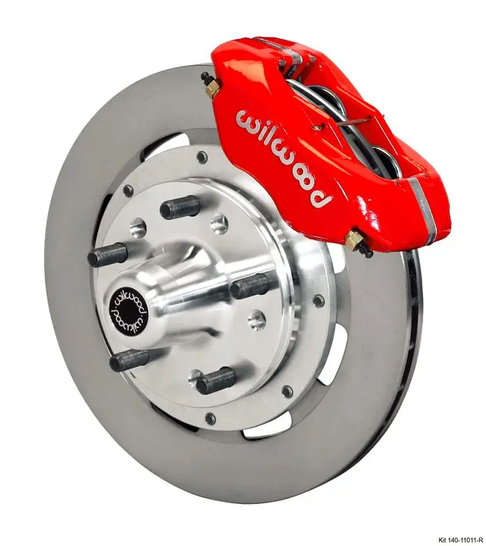 Wilwood - Forged Dynalite Pro Series Front Undrilled Disc Brake Kit (Red Calipers) 1