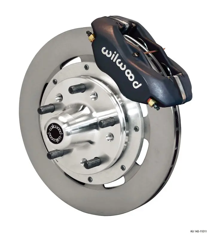 Wilwood - Forged Dynalite Pro Series Front Undrilled Disc Brake Kit (Black Calipers) 1