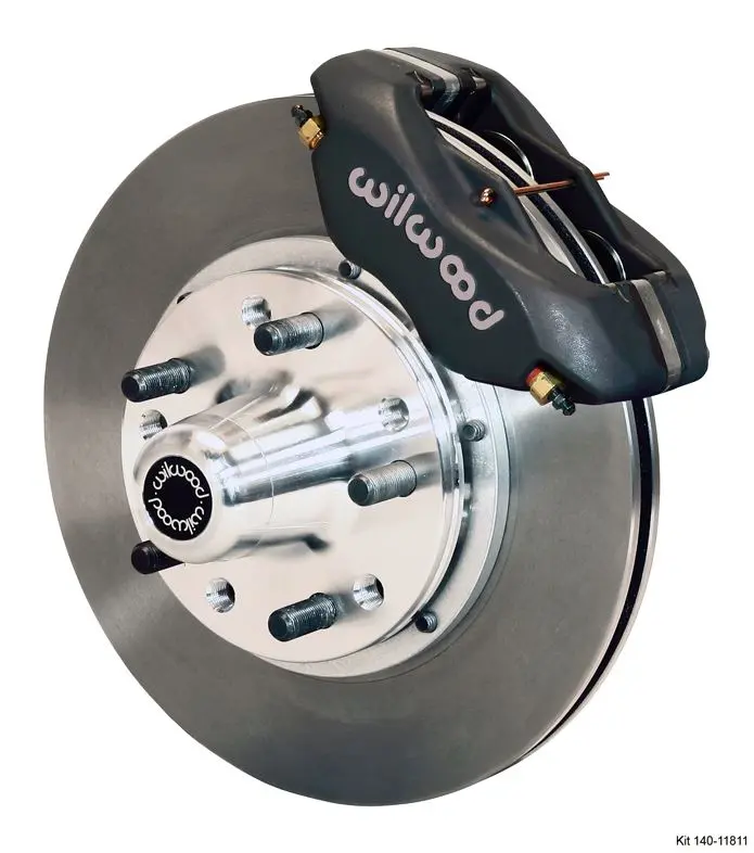 Wilwood - Forged Dynalite Pro Series Front Undrilled Disc Brake Kit (Black Calipers) 1