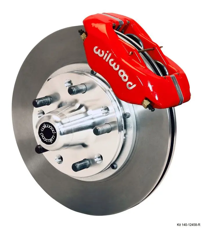 Wilwood - Forged Dynalite Pro Series Front Undrilled Disc Brake Kit (Red Calipers) 1