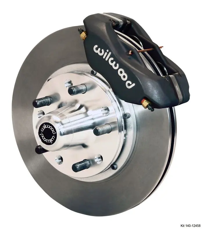 Wilwood - Forged Dynalite Pro Series Front Undrilled Disc Brake Kit (Black Calipers) 1