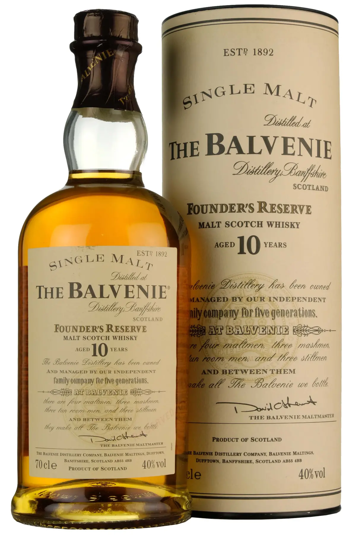 Balvenie 10 Year Old Founders Reserve Pre 2009 1
