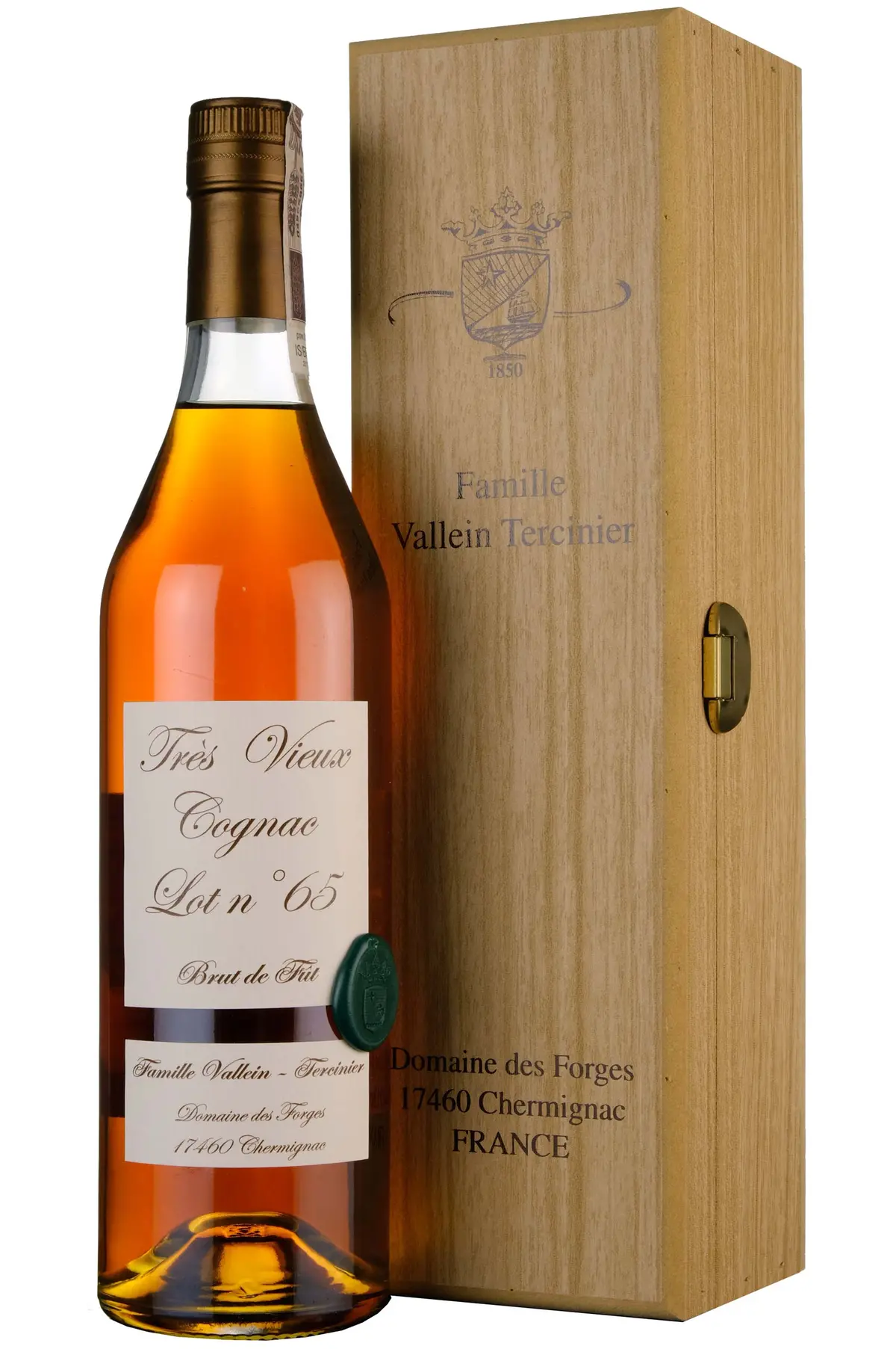 Famille Vallein-Tercinier 50 Year Old Lot 65 Grande Champagne Cognac 1