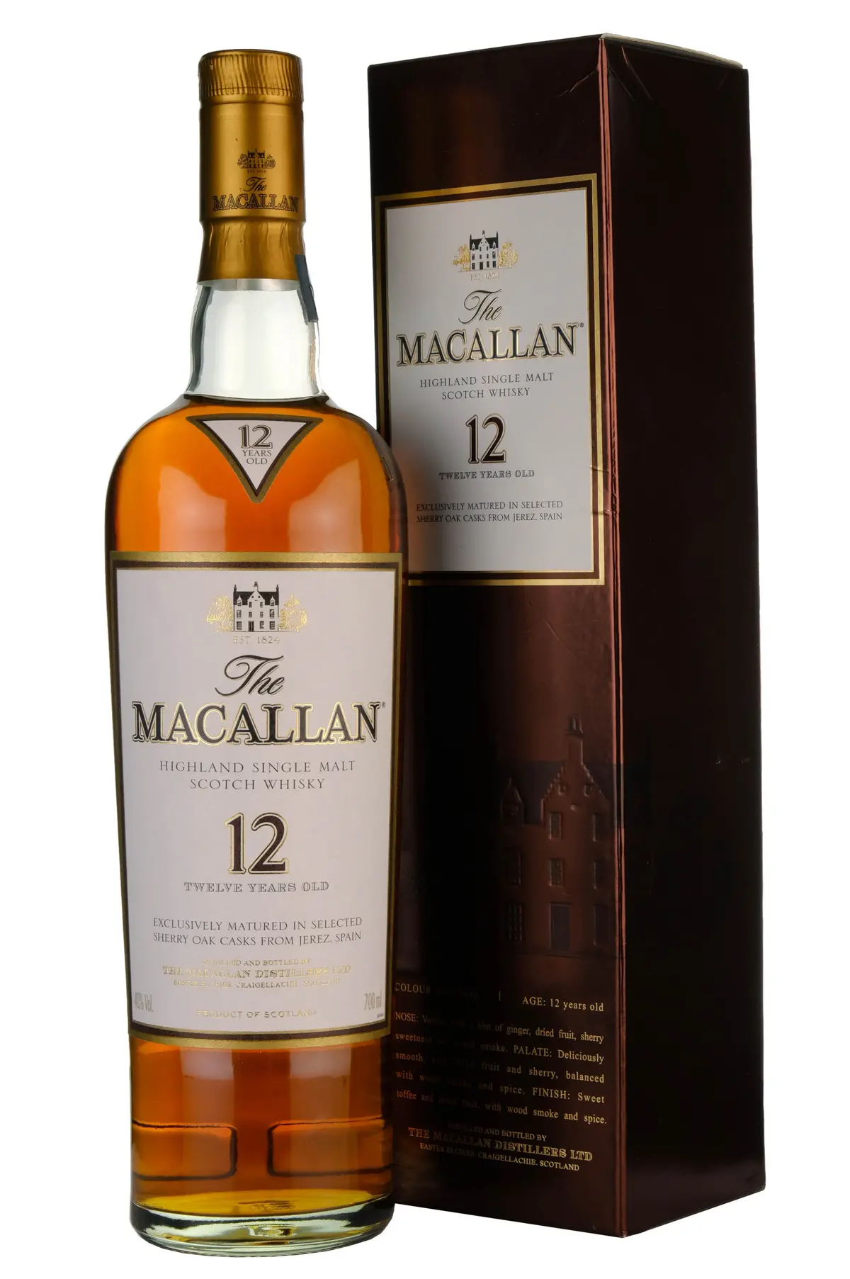 Macallan 12 Year Old Sherry Cask Mid 2000S 1