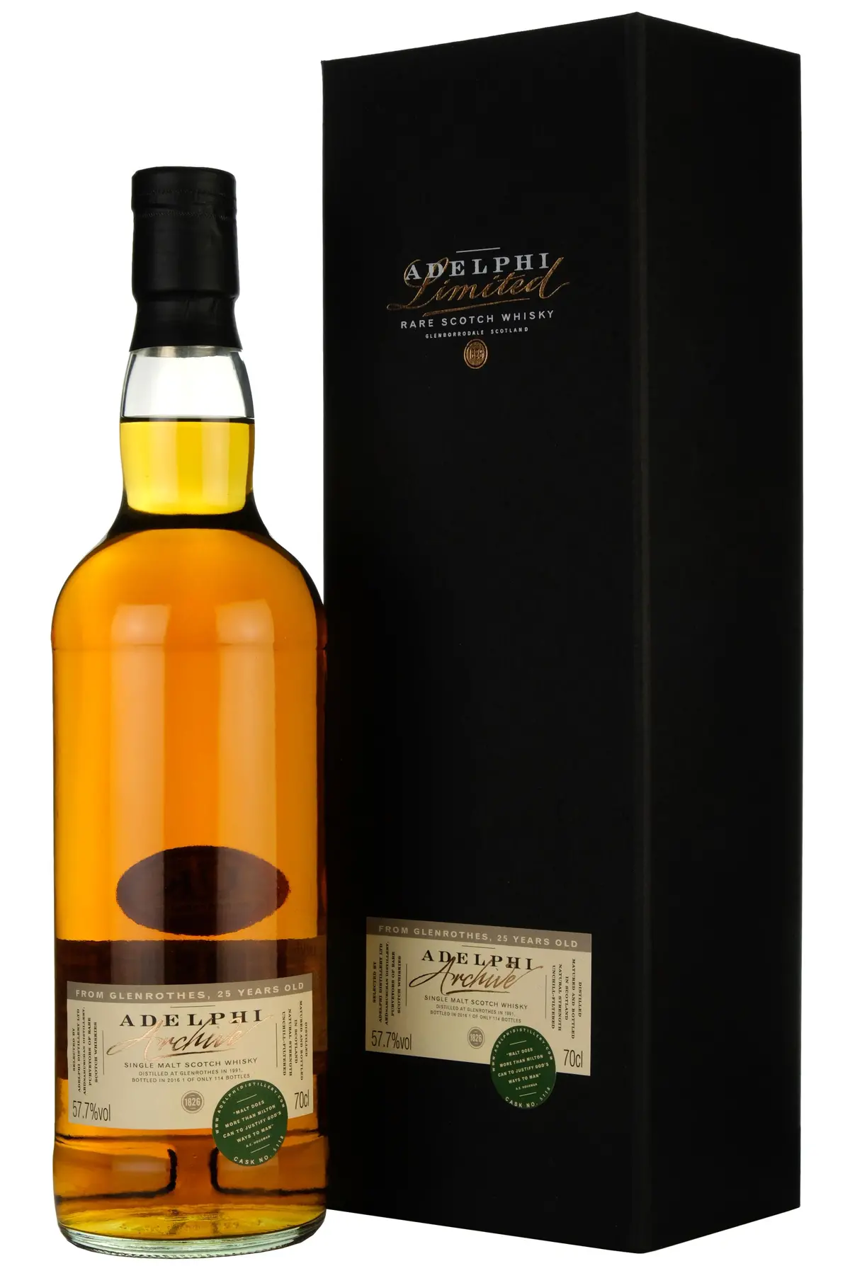 Glenrothes 1991-2016 | 25 Year Old Adelphi Archive Single Cask 5118 1