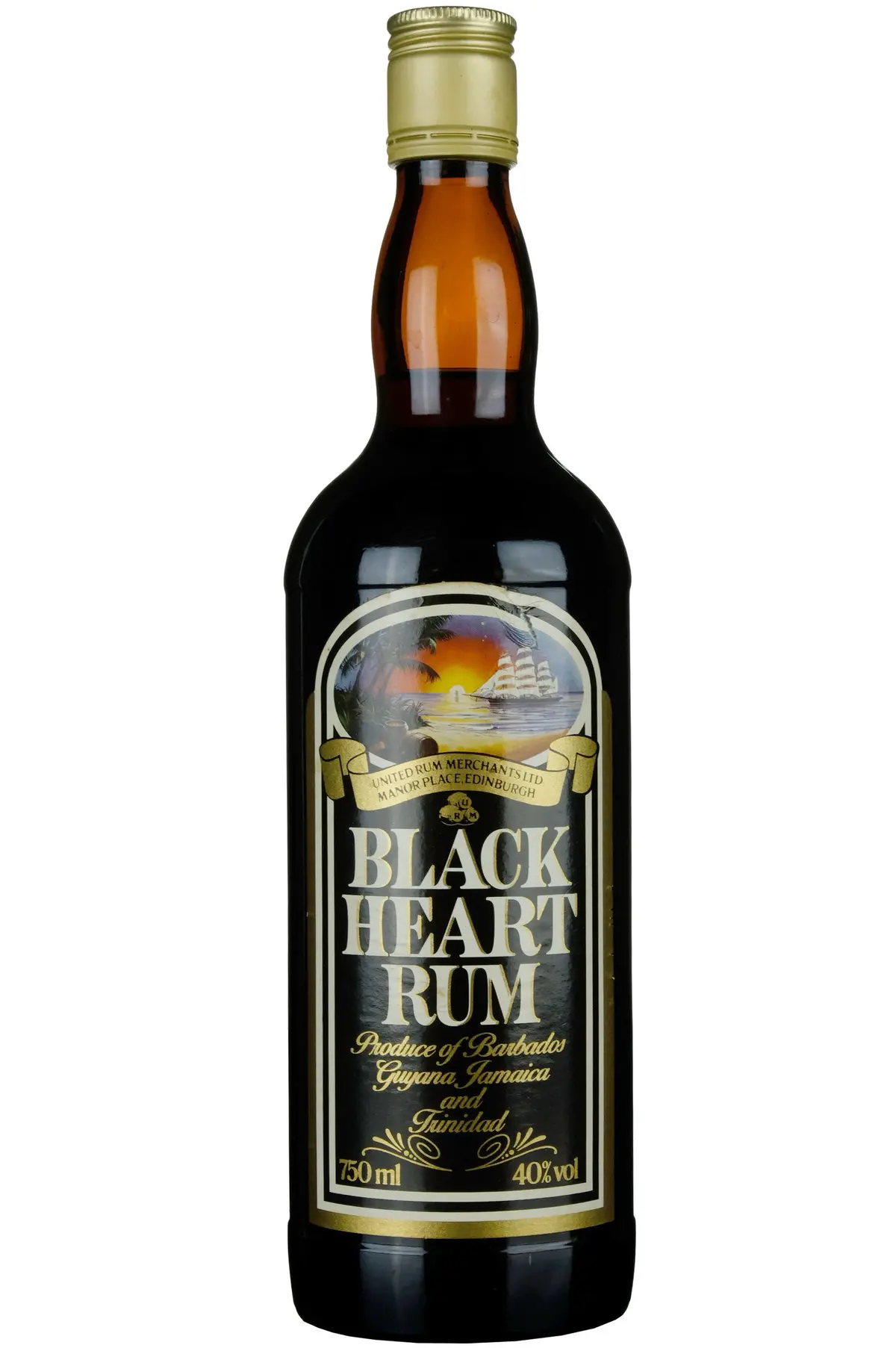 Black Heart Rum 1980S 1