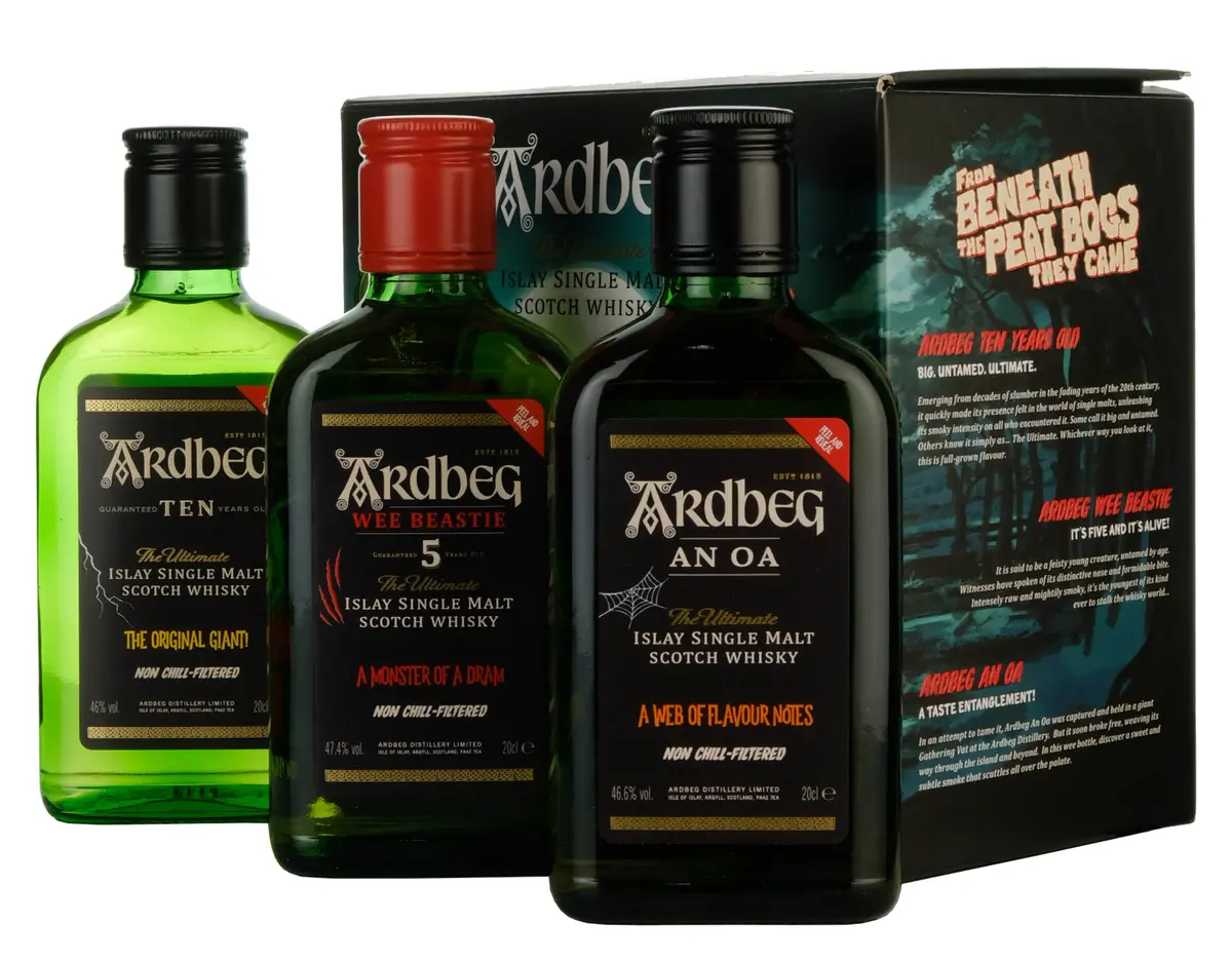 Ardbeg The Three Monsters Of Smoke Box Set 1