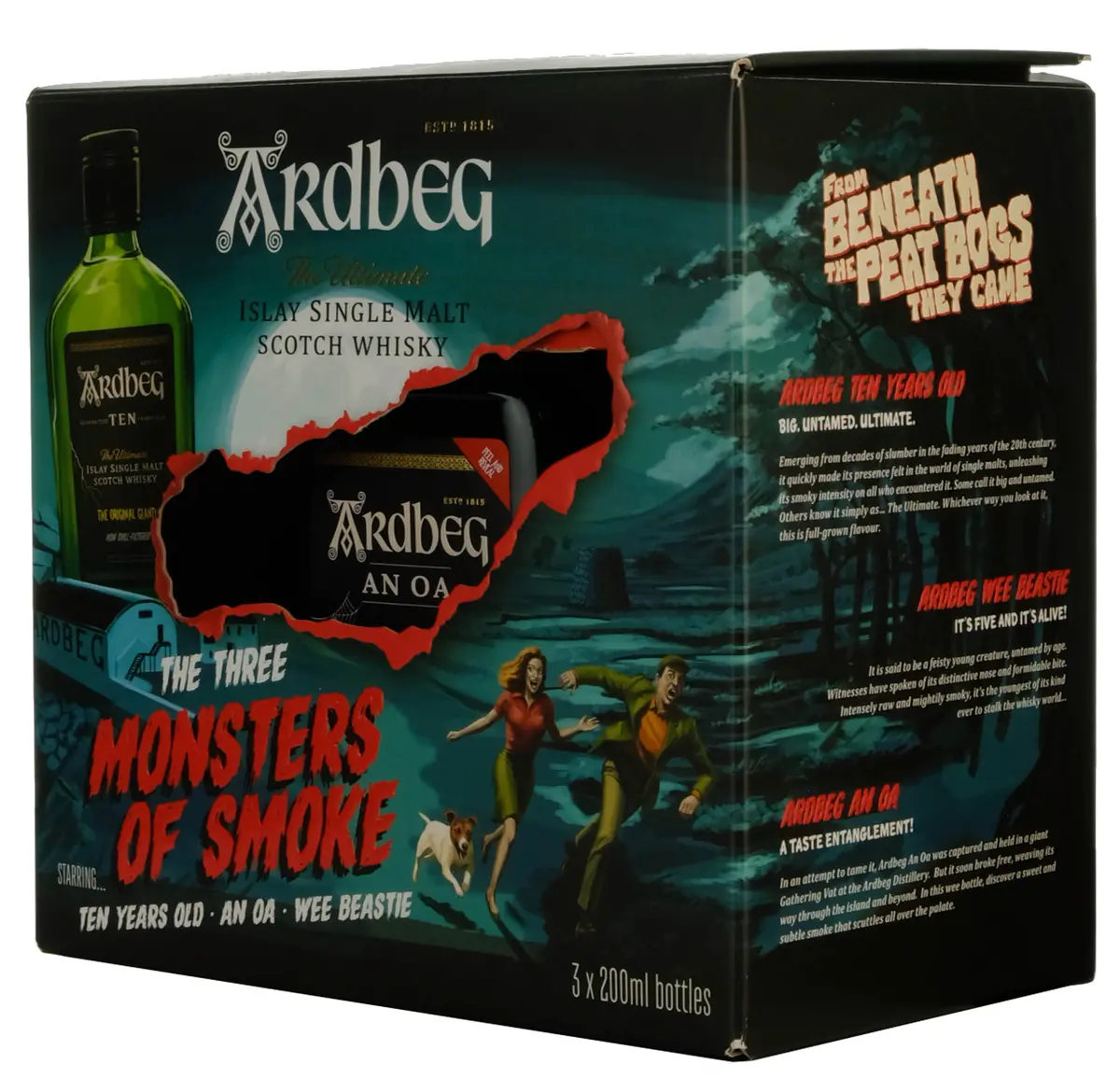 Ardbeg The Three Monsters Of Smoke Box Set 2