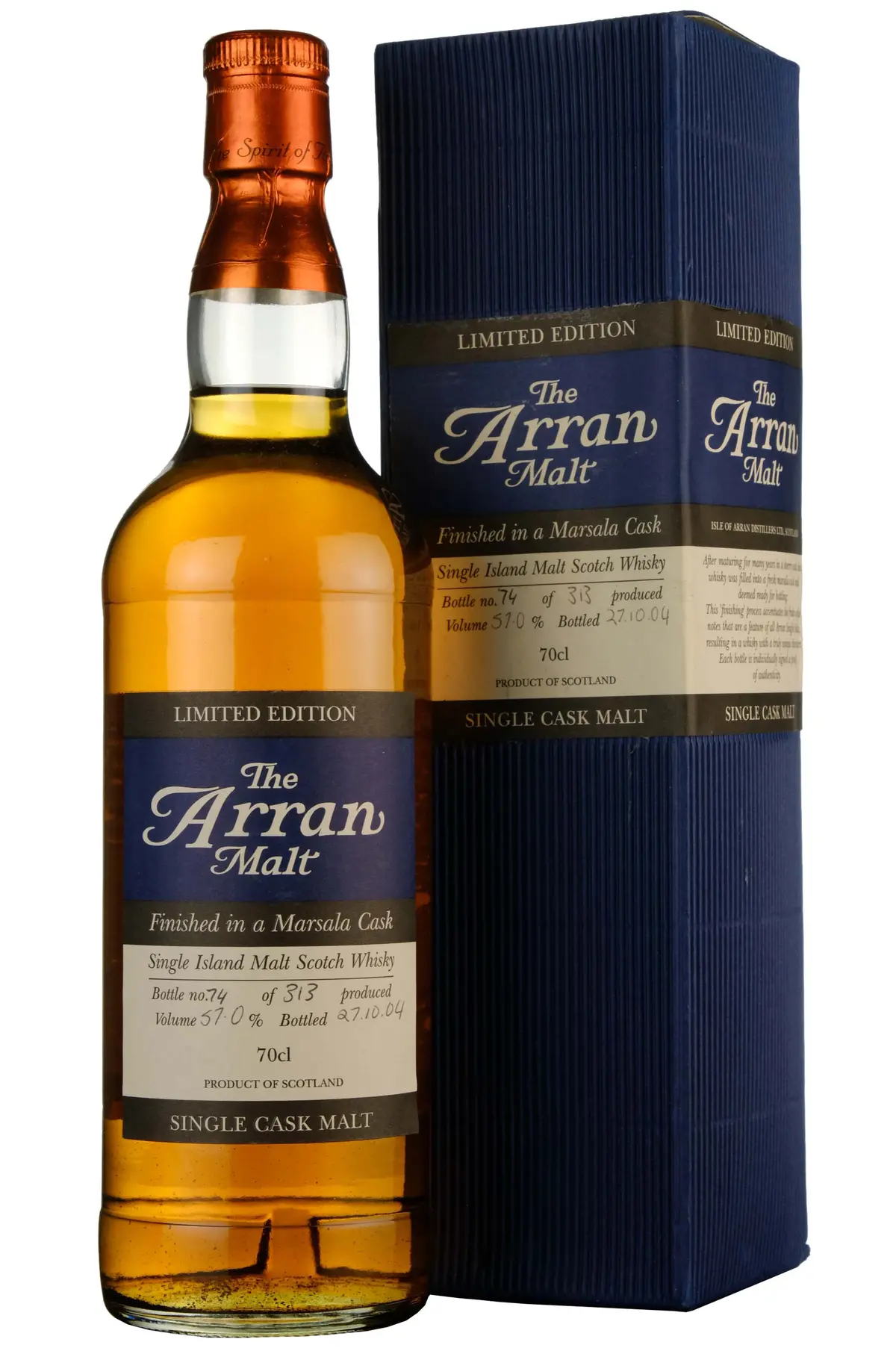 Arran Marsala Cask Finish Single Cask Bottled 2004 1