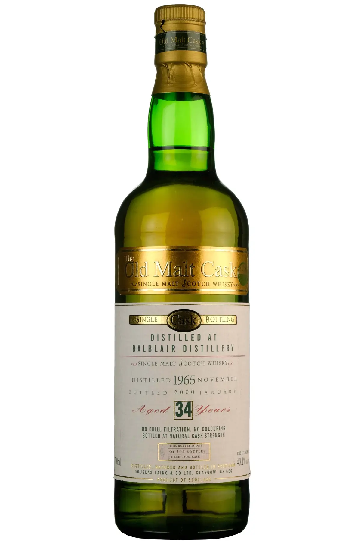 Balblair 1965-2000 | 34 Year Old Douglas Laing Old Malt Cask Single Cask 1