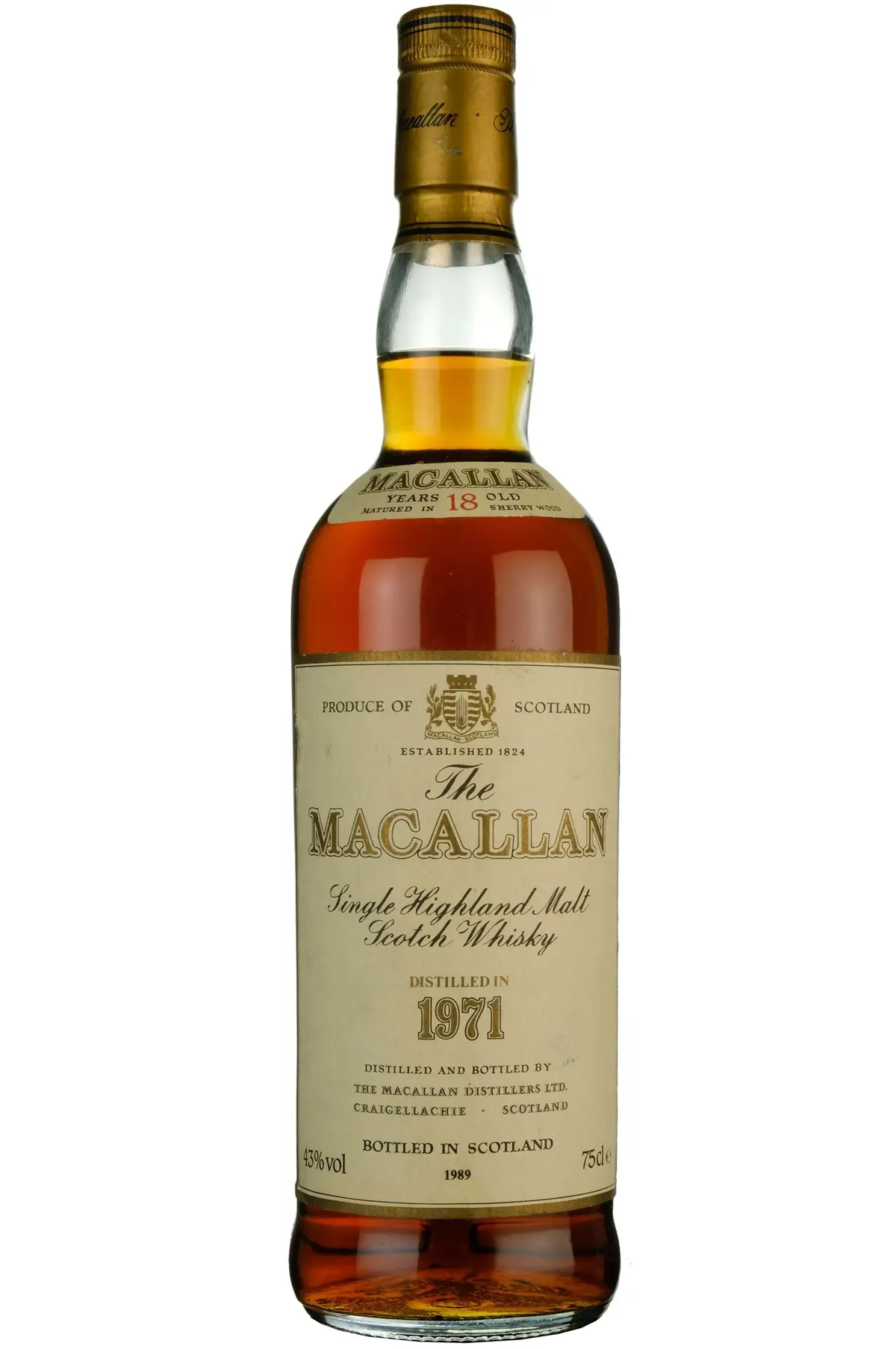 Macallan 1971-1989 | 18 Year Old Sherry Cask 1