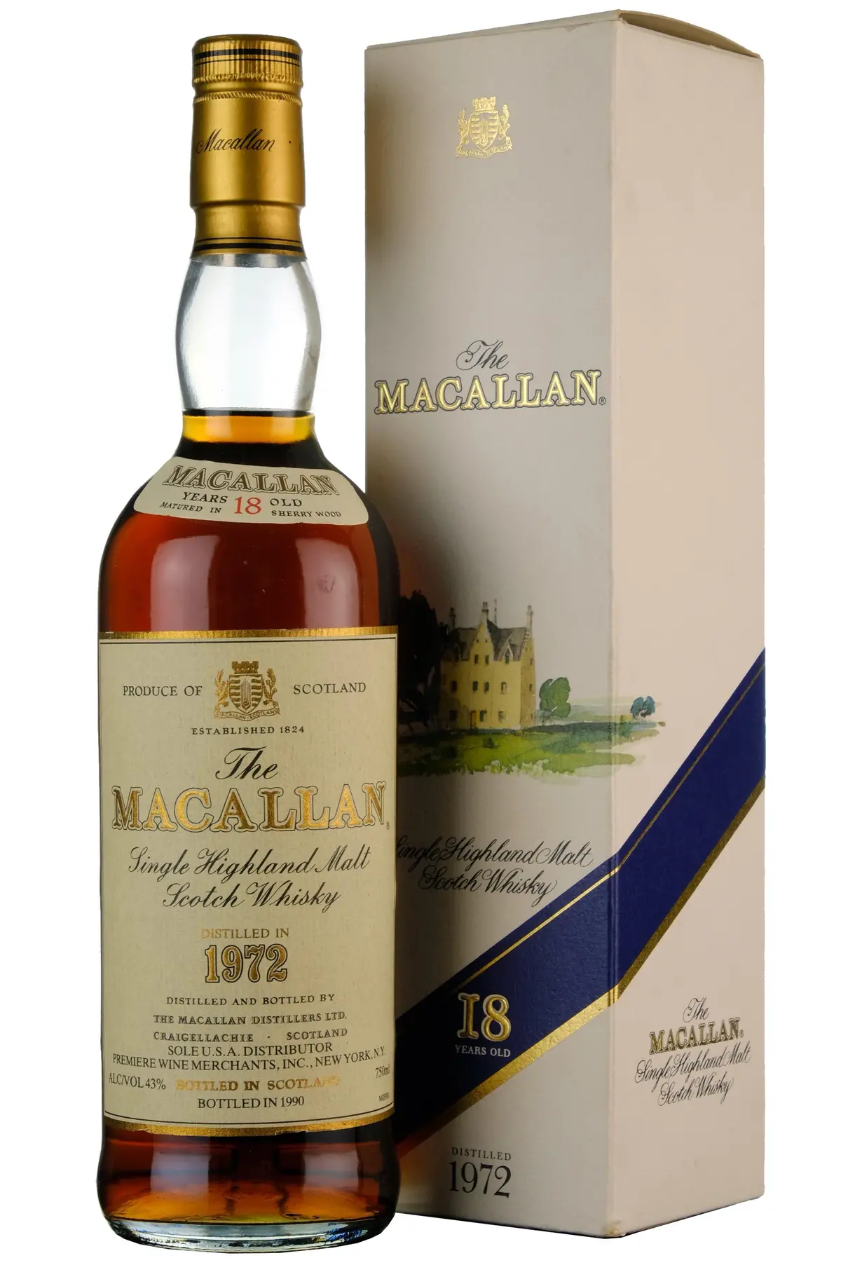 Macallan 1972-1990 | 18 Year Old Sherry Cask Us Import 1