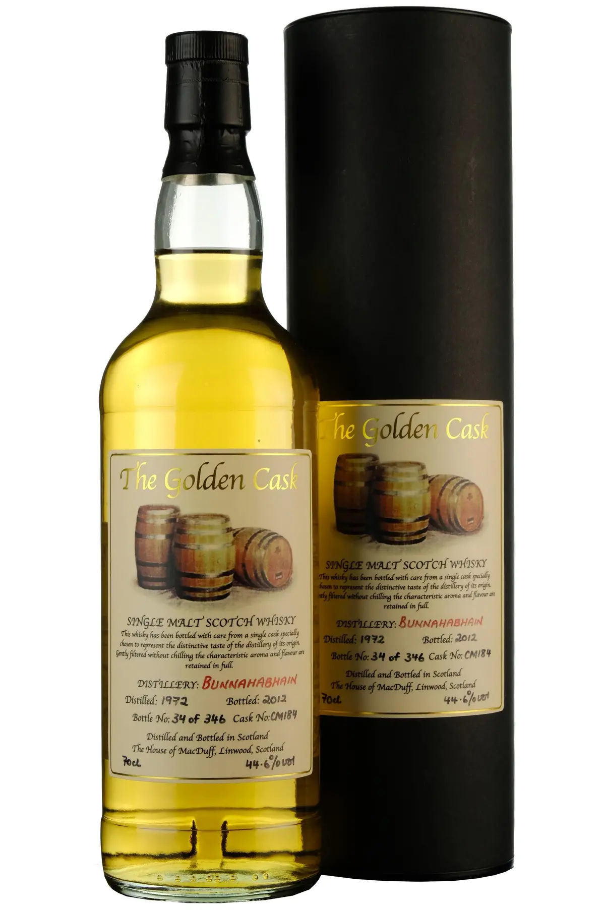 Bunnahabhain 1972-2012 The Golden Cask Single Cask Cm184 1