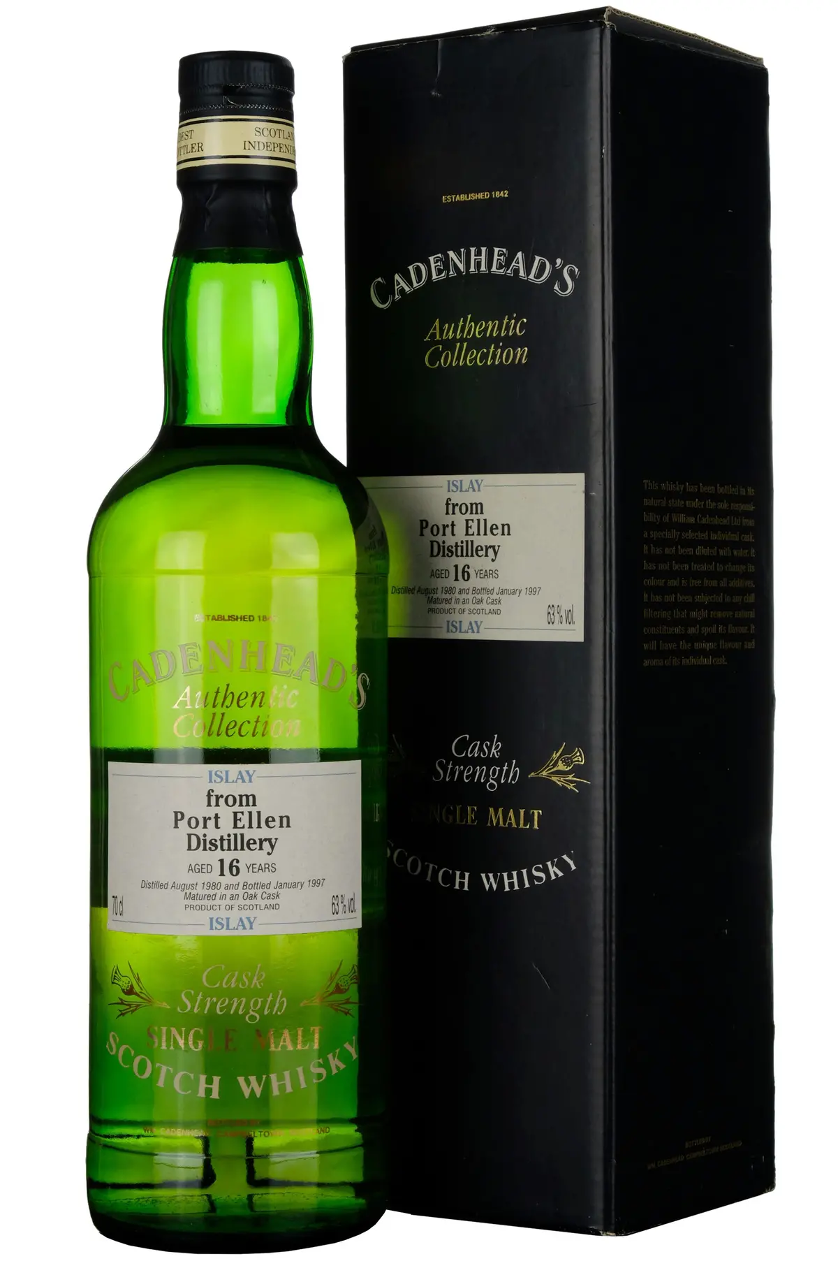 Port Ellen 1980-1997 | 16 Year Old Cadenhead's Authentic Collection Single Cask 1