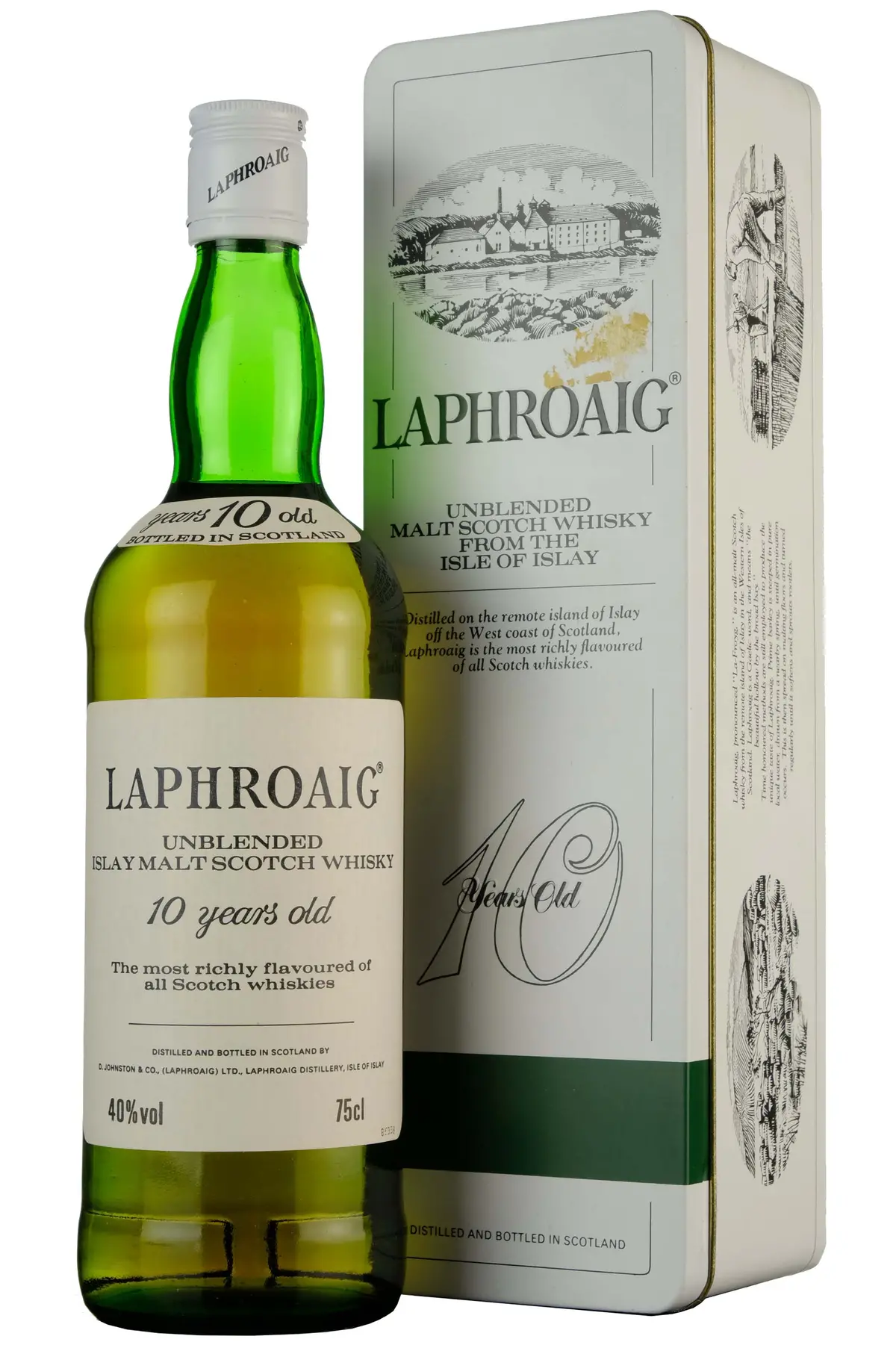 Laphroaig 10 Year Old Unblended Bottled 1986 1