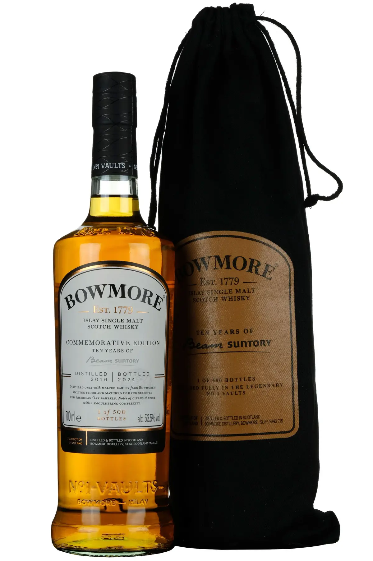 Bowmore 2016-2024 8 Year Old Commemorative Edition 10 Years Of Beam Suntory 1