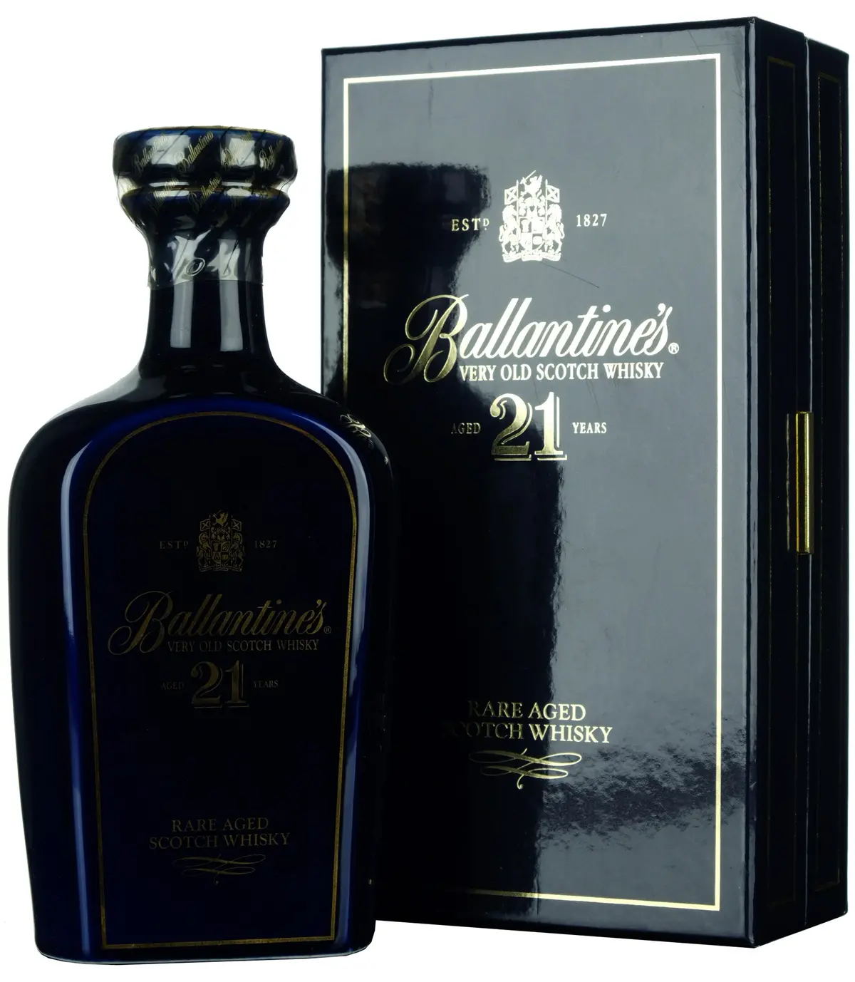 Ballantine's 21 Year Old Ceramic Decanter Half Litre 1