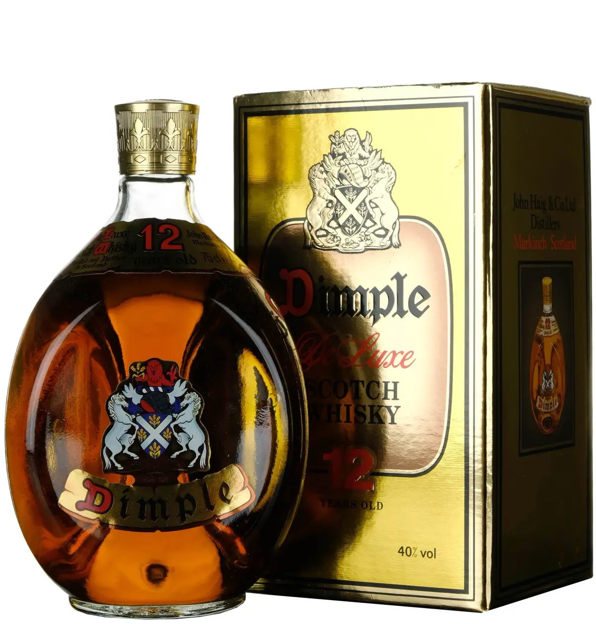 Haig's Dimple 12 Year Old De Luxe 1980S 1