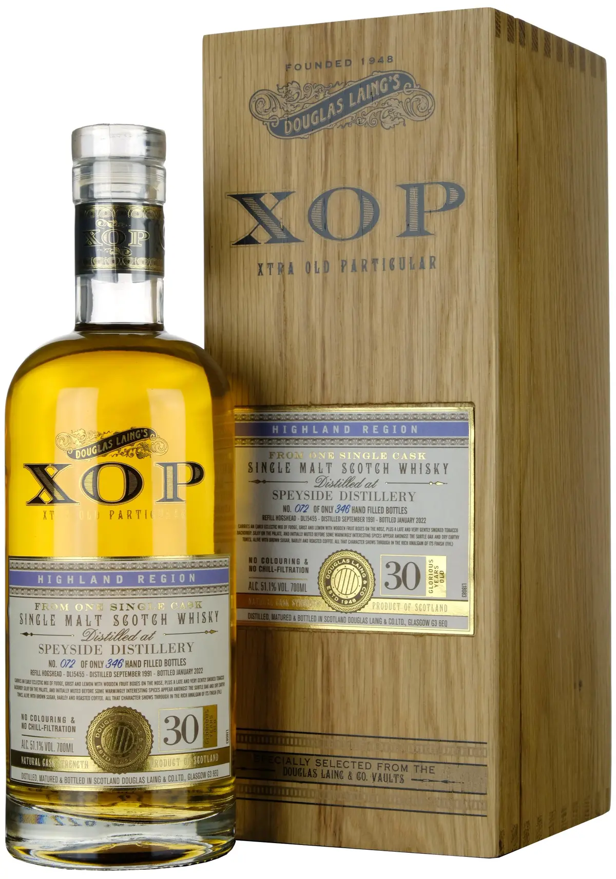 Speyside 1991-2022 | 30 Year Old Douglas Laing Xop Single Cask 15455 1