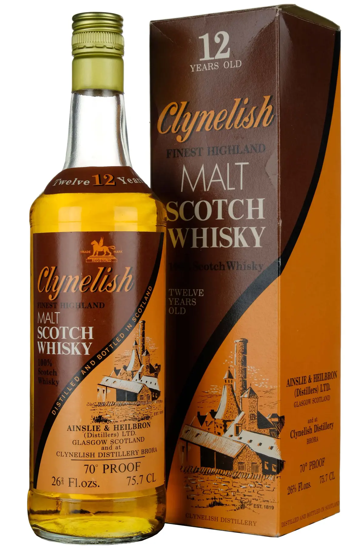 Clynelish 12 Year Old Ainslie & Heilbron Late 1970S 2