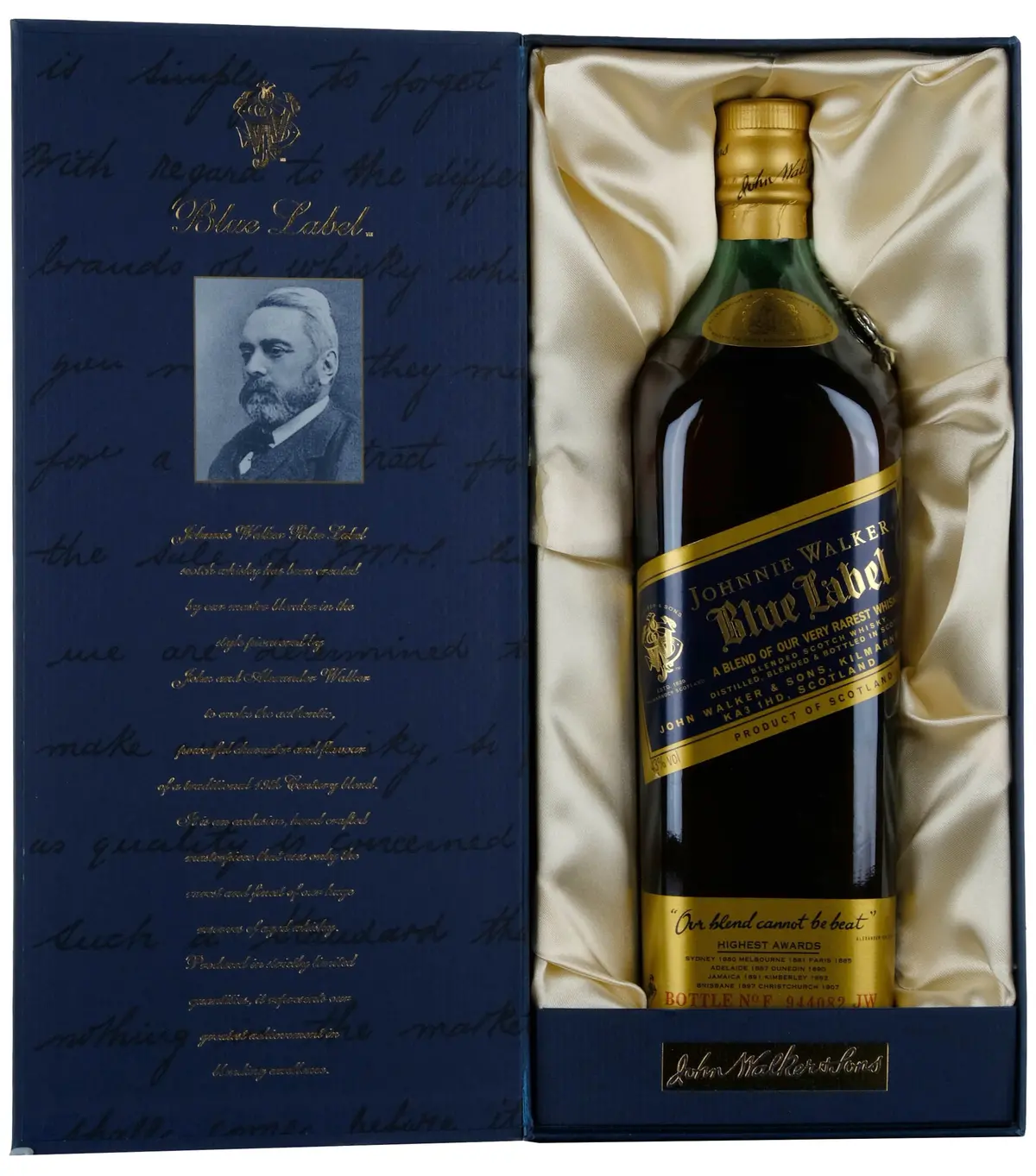 Johnnie Walker Blue Label Circa 2000 1 Litre Hkdnp 1