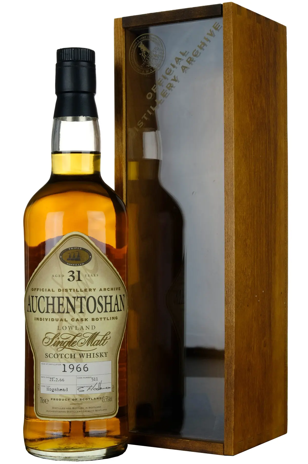 Auchentoshan 1966-1997 | 31 Year Old Single Cask 511 1