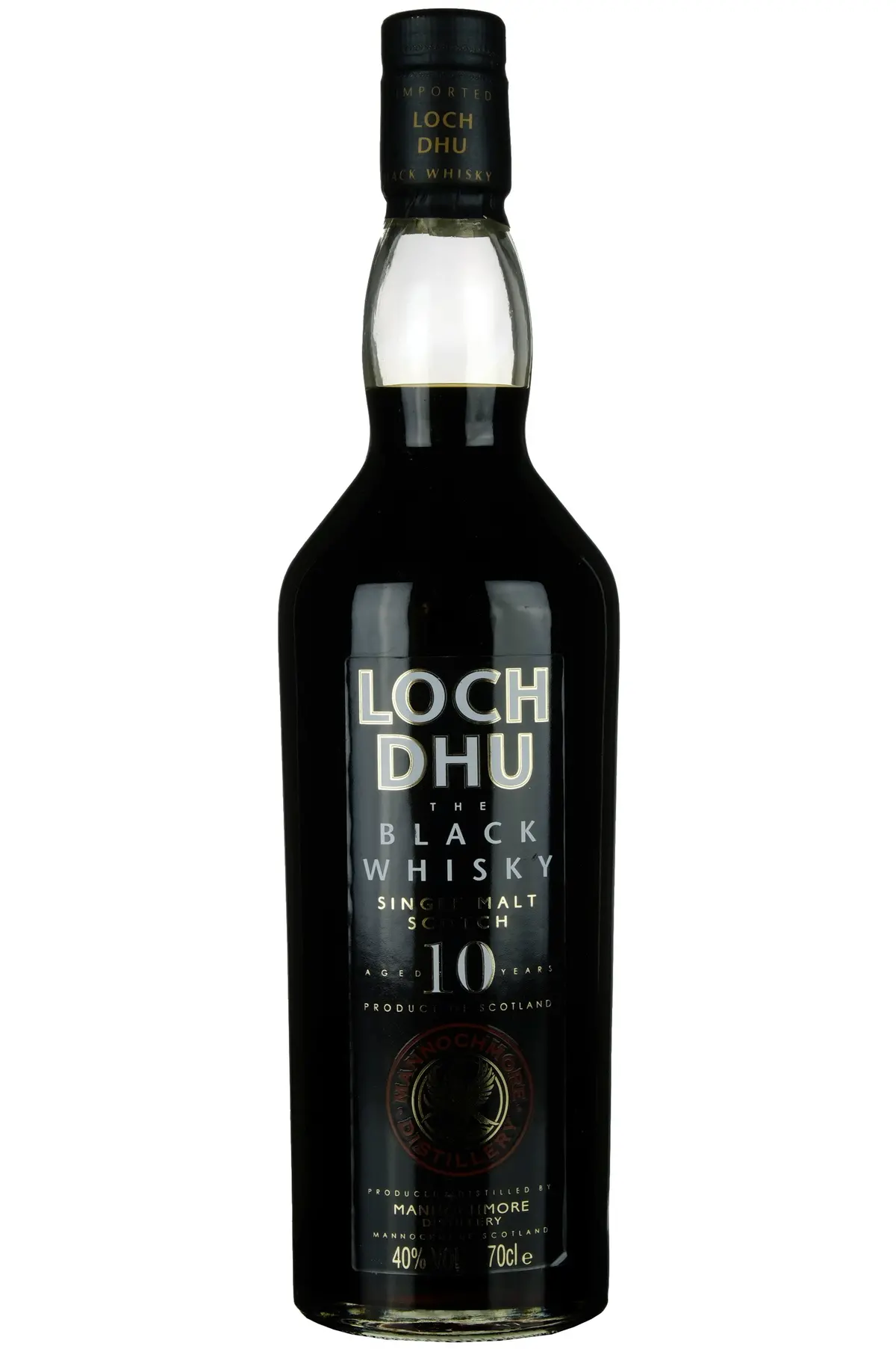 Mannochmore Loch Dhu 10 Year Old The Black Whisky 1