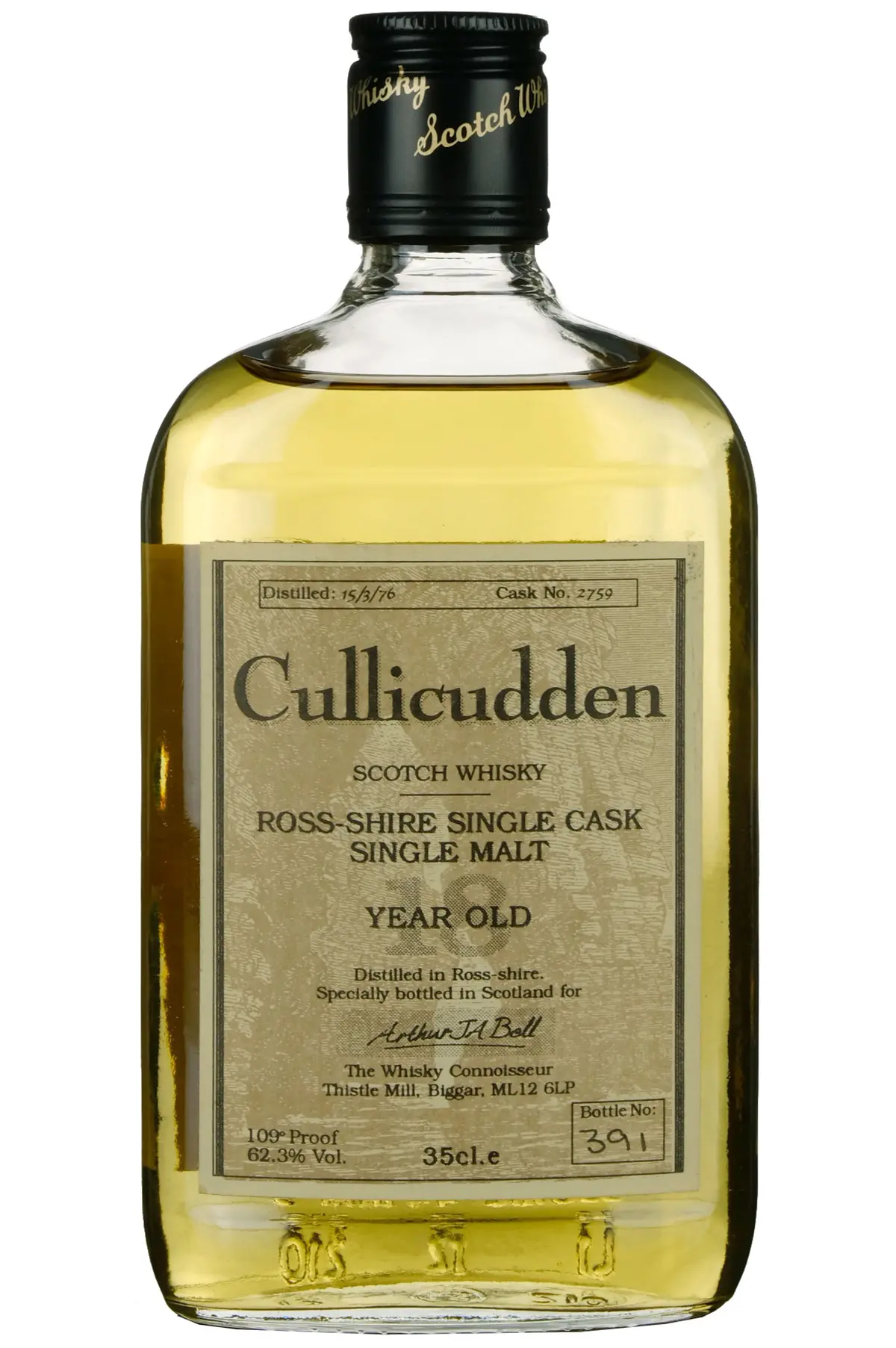 Cullicudden (Dalmore) 1976 | 18 Year Old The Whisky Connoisseur Single Cask 2759 1