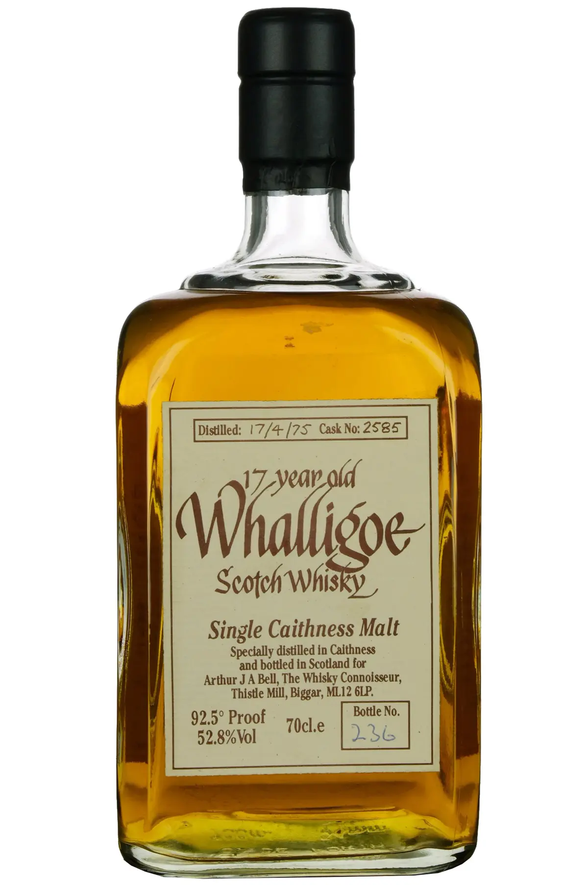 Whalligoe (Old Pulteney) 1975 | 17 Year Old The Whisky Connoisseur Single Cask 2585 1