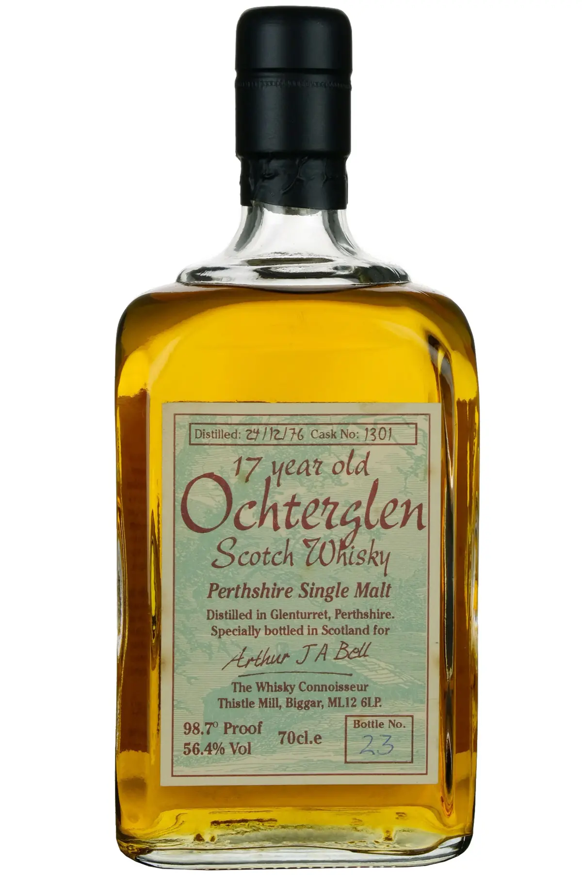 Ochterglen (Glenturret) 1976 | 17 Year Old The Whisky Connoisseur Single Cask 1301 1