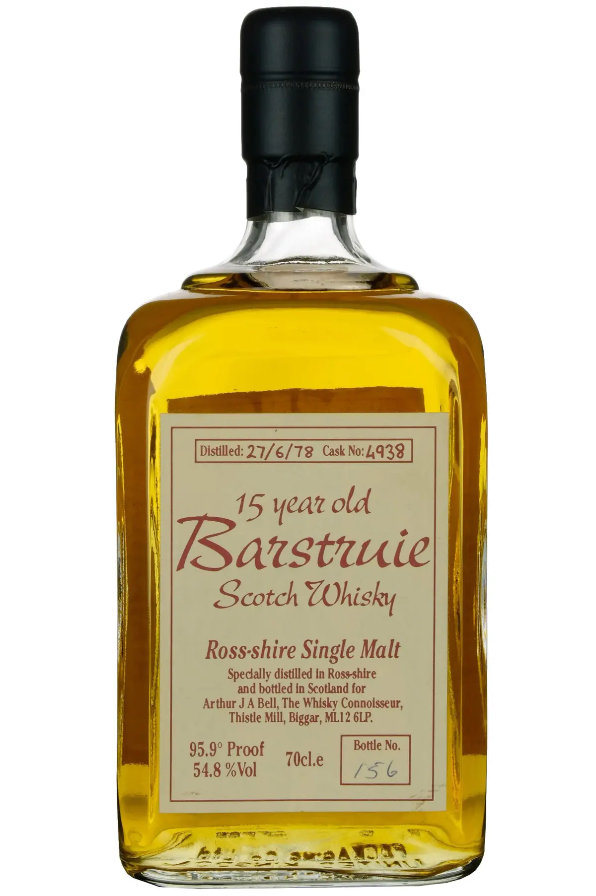 Barstruie (Balblair) 1978 | 15 Year Old The Whisky Connoisseur Single Cask 4938 1