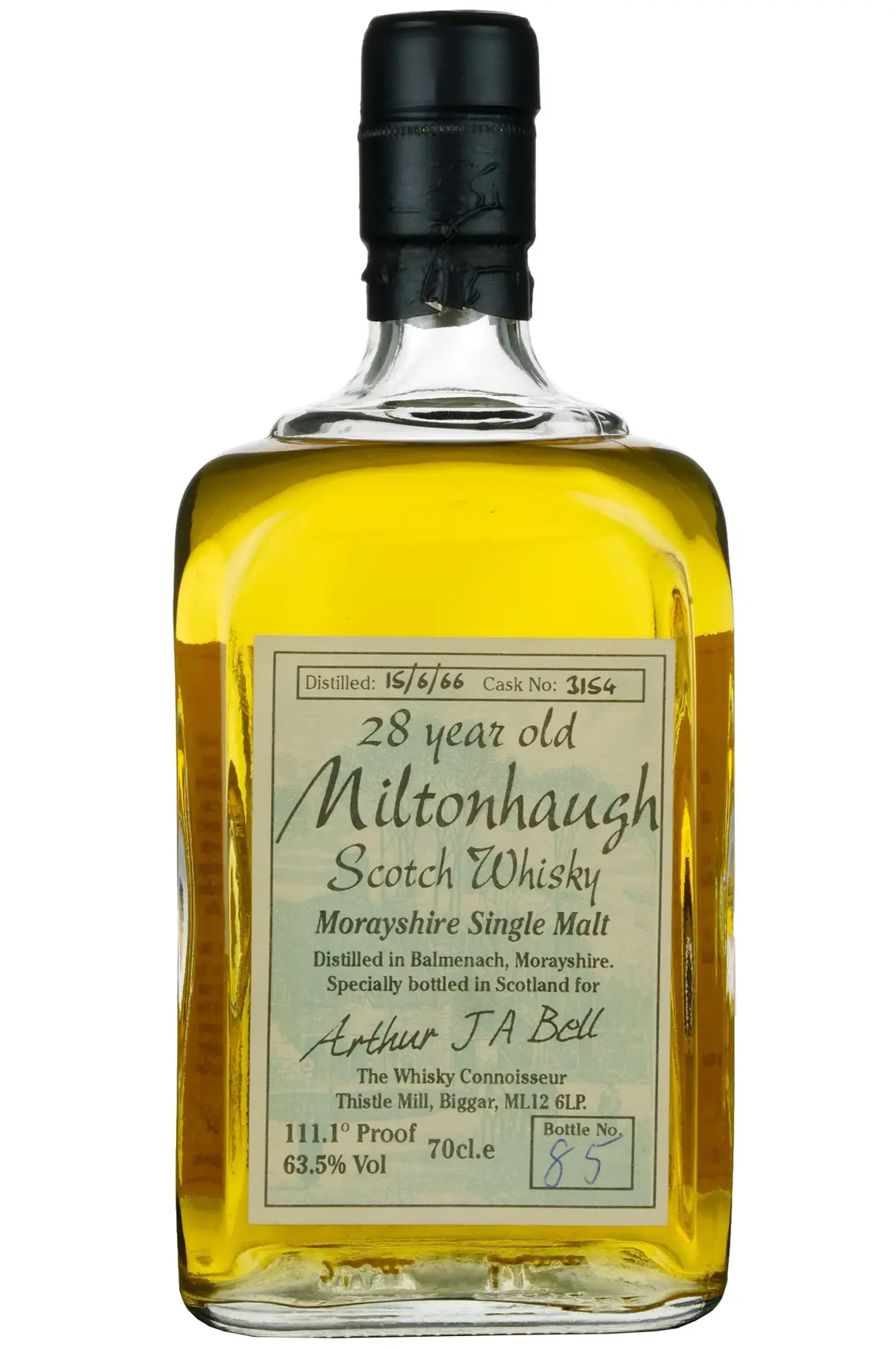 Miltonhaugh (Balmenach) 1966 | 28 Year Old The Whisky Connoisseur Single Cask 3154 1