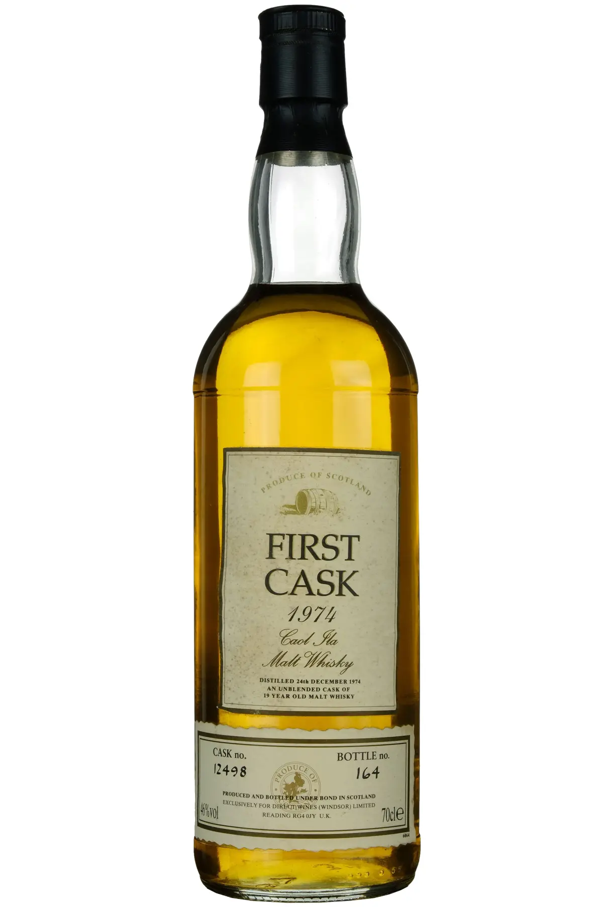 Caol Ila 1974 | 19 Year Old First Cask Single Cask 12498 1