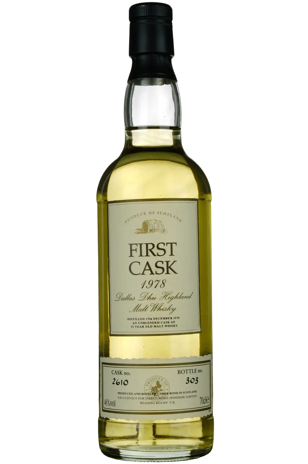 Dallas Dhu 1978 | 15 Year Old First Cask Single Cask 2610 1