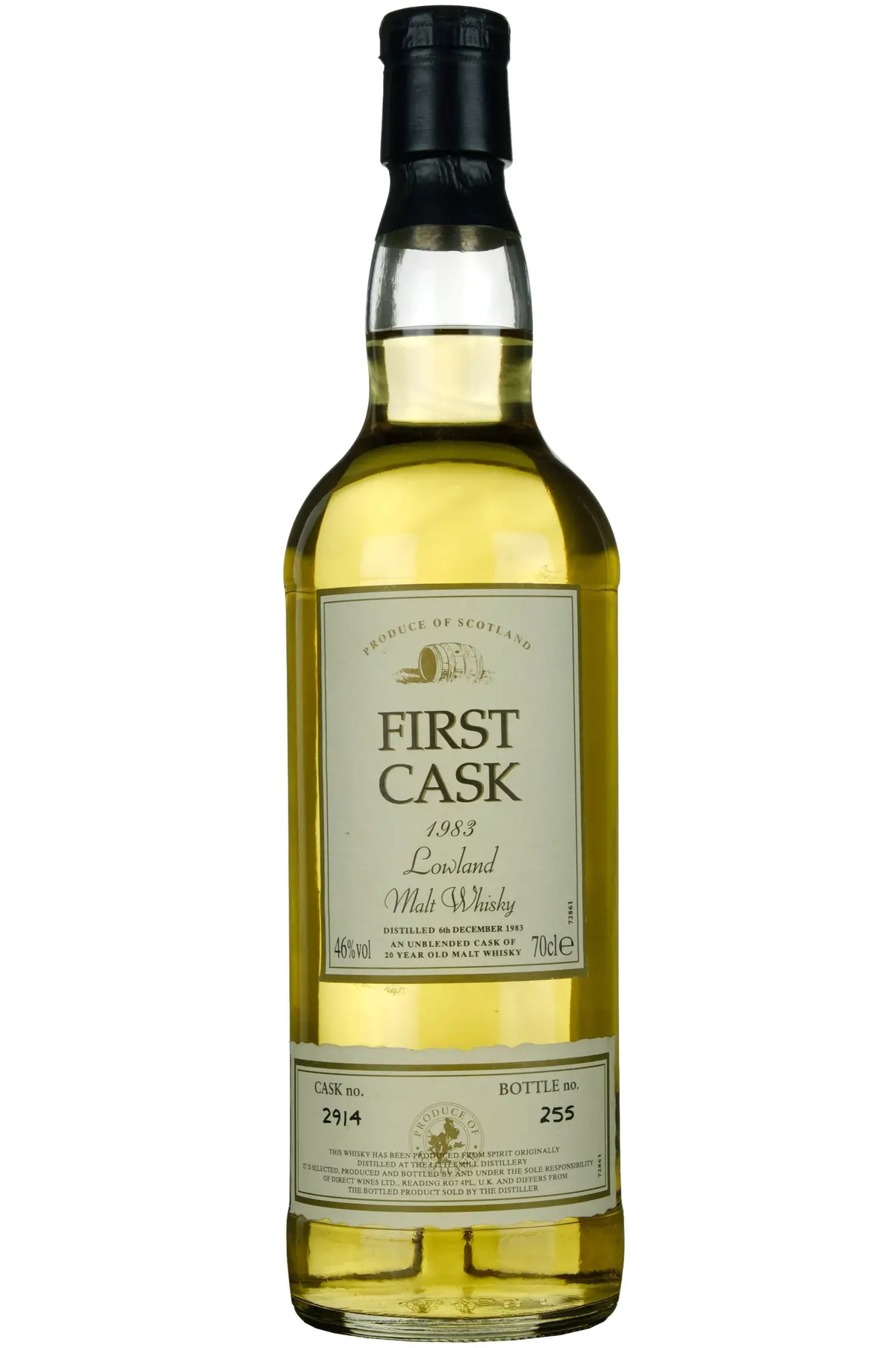 Littlemill 1983 | 20 Year Old First Cask Single Cask 2914 1