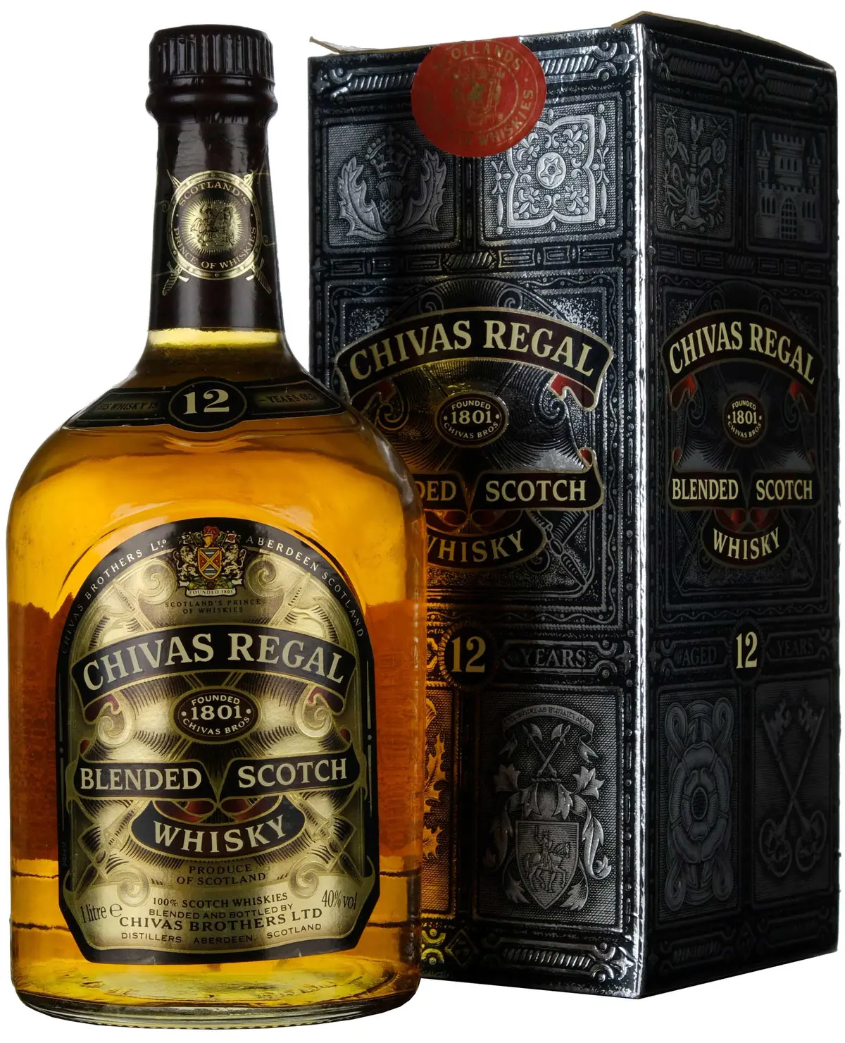 Chivas Regal 12 Year Old Early 2000S 1 Litre 1
