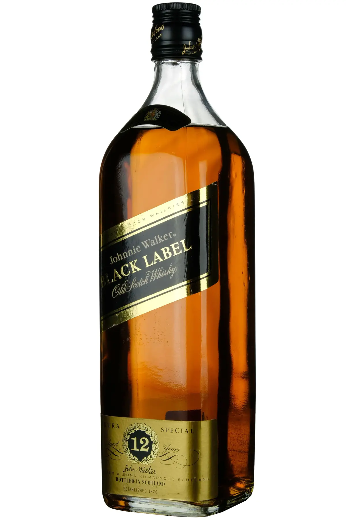 Johnnie Walker 12 Year Old Black Label Extra Special 1990S 1 Litre 1
