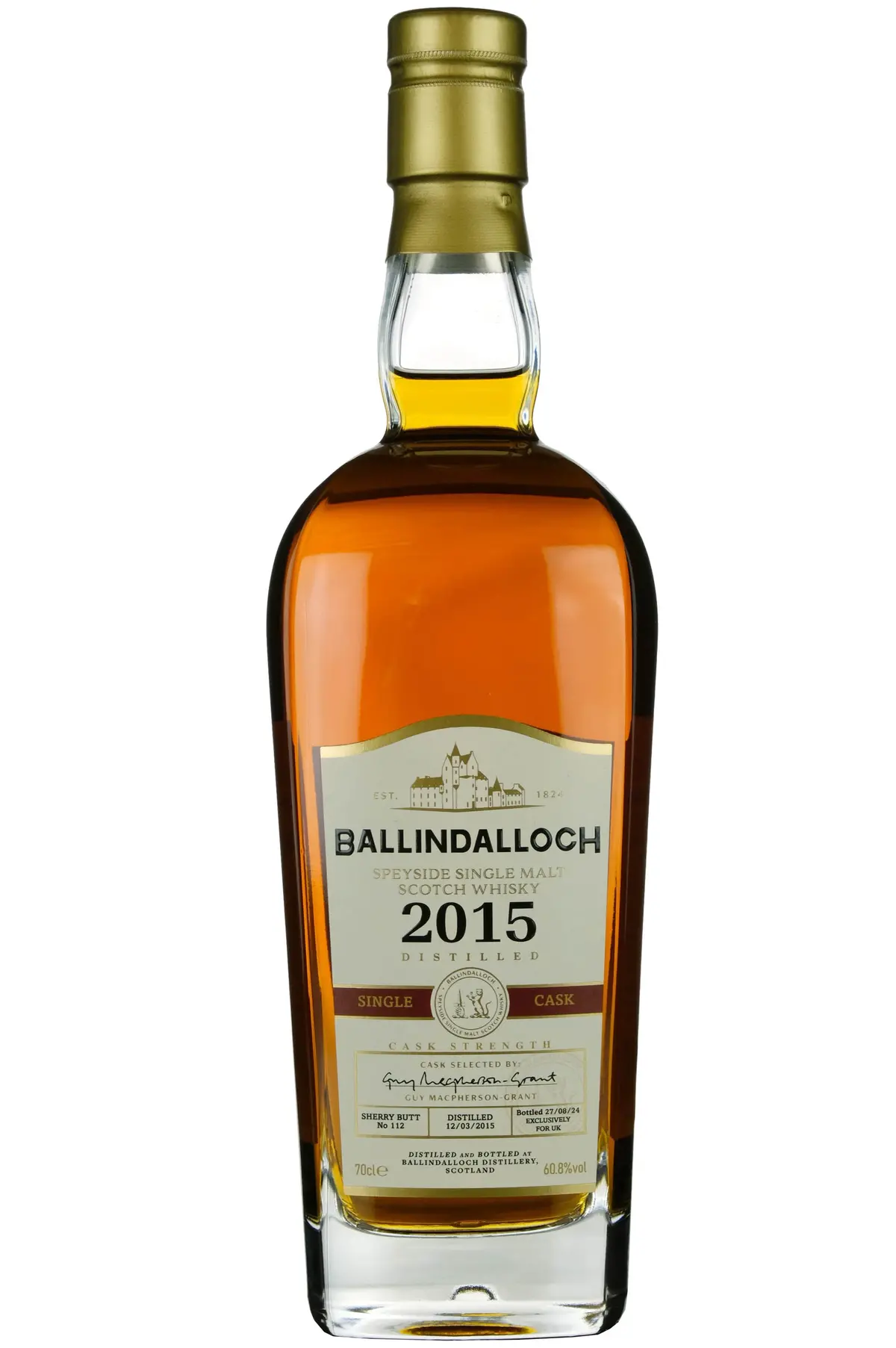 Ballindalloch 2015-2024 Single Cask 112 Uk Exclusive 1