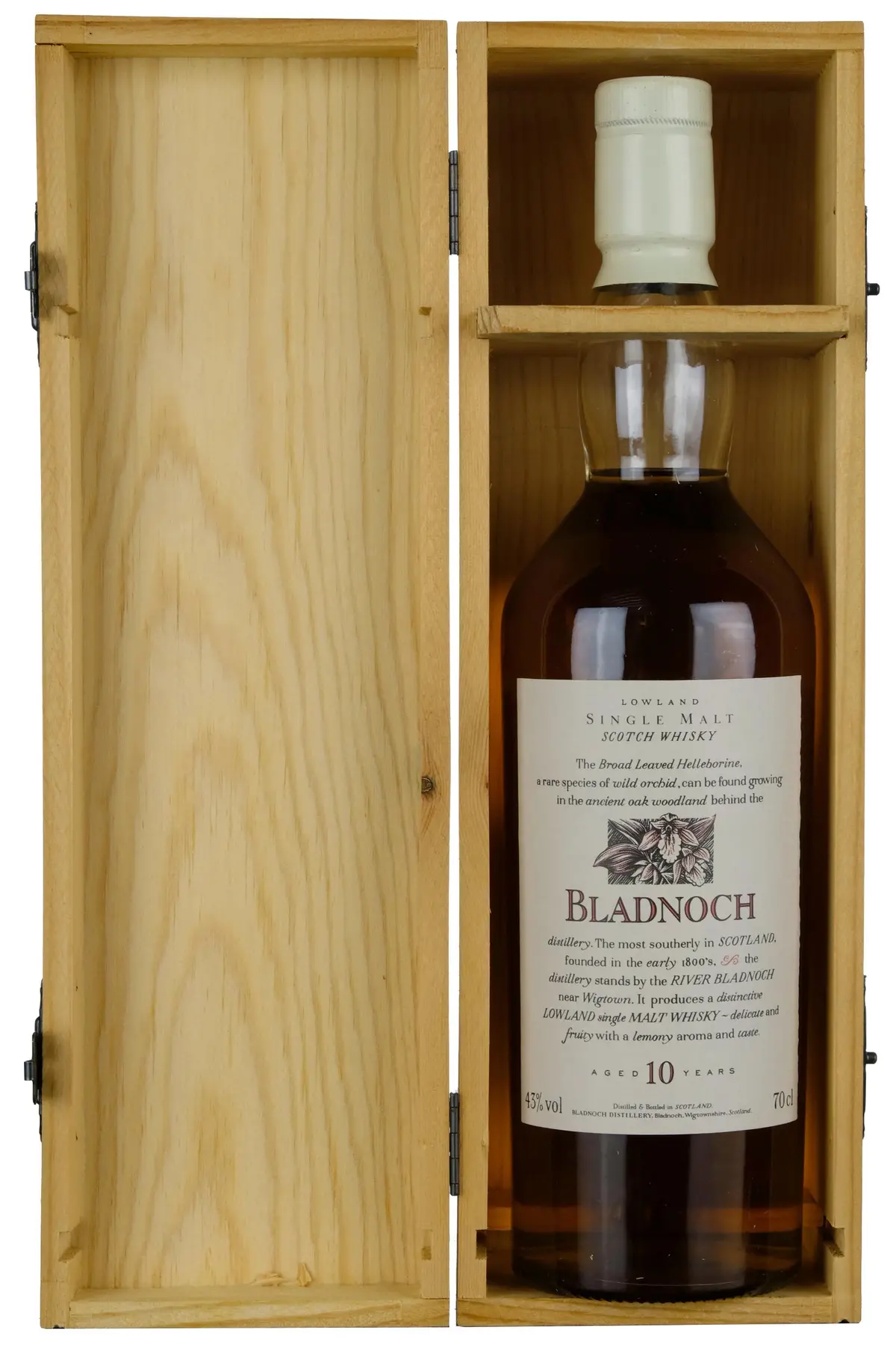 Bladnoch 10 Year Old Flora & Fauna White Cap 1
