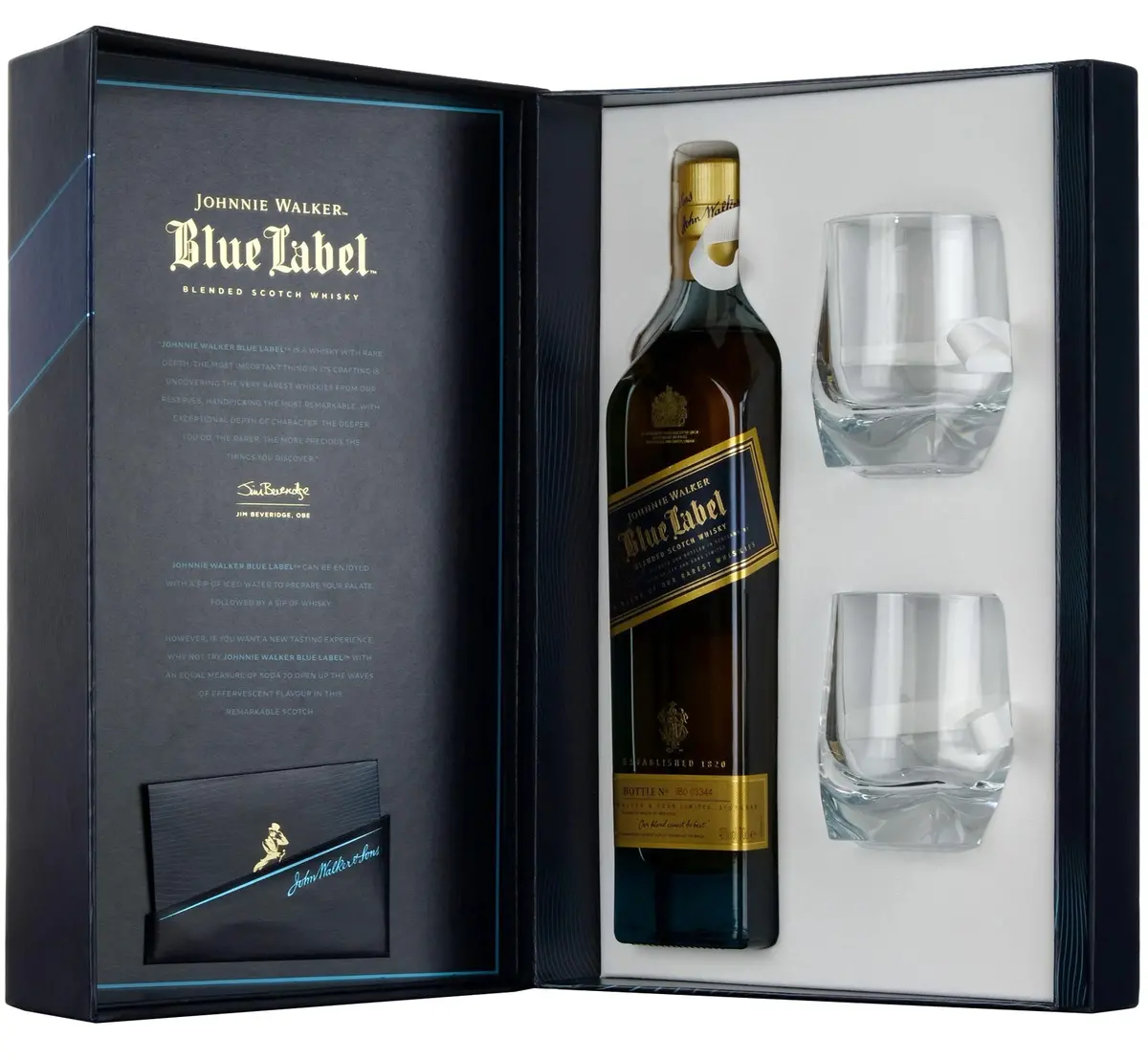 Johnnie Walker Blue Label 200Th Anniversary Limited Edition Design Glass Set 1