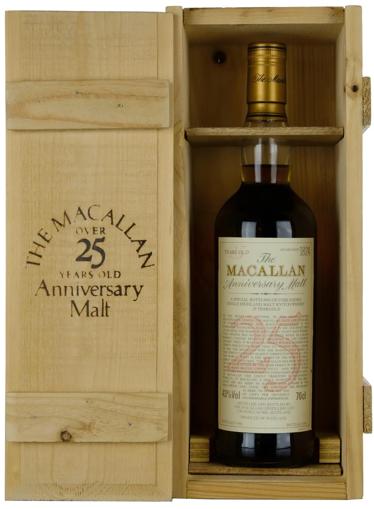 Macallan 1968-1994 | 25 Year Old Anniversary Malt 1