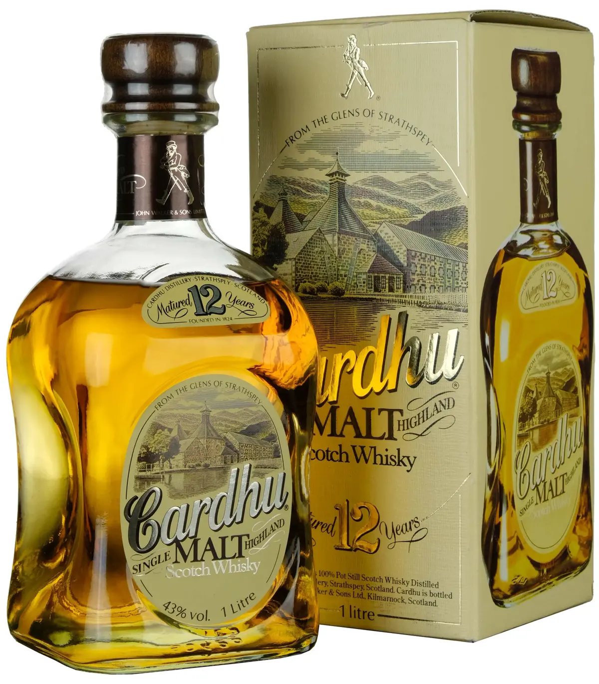 Cardhu 12 Year Old Circa 1990 1 Litre 1