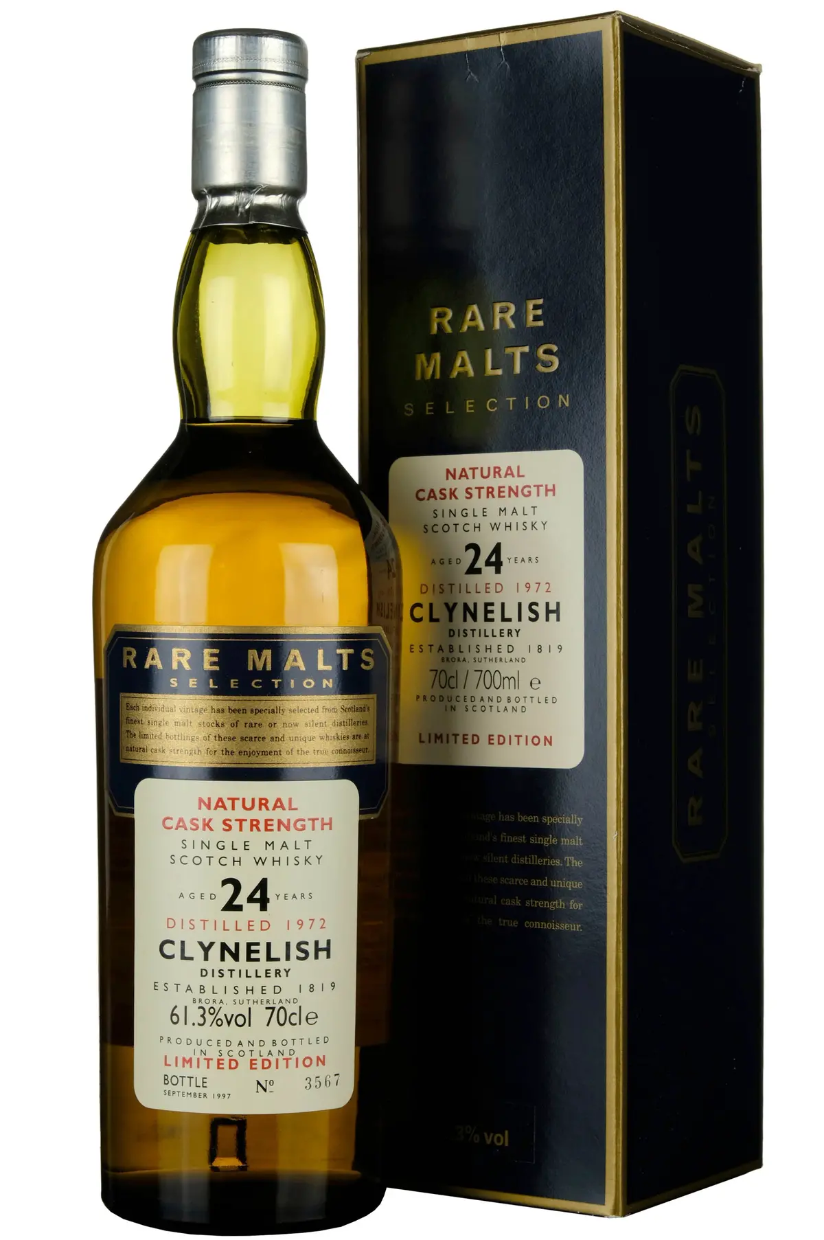Clynelish 1972-1997 | 24 Year Old Rare Malts Selection 61.3% 1