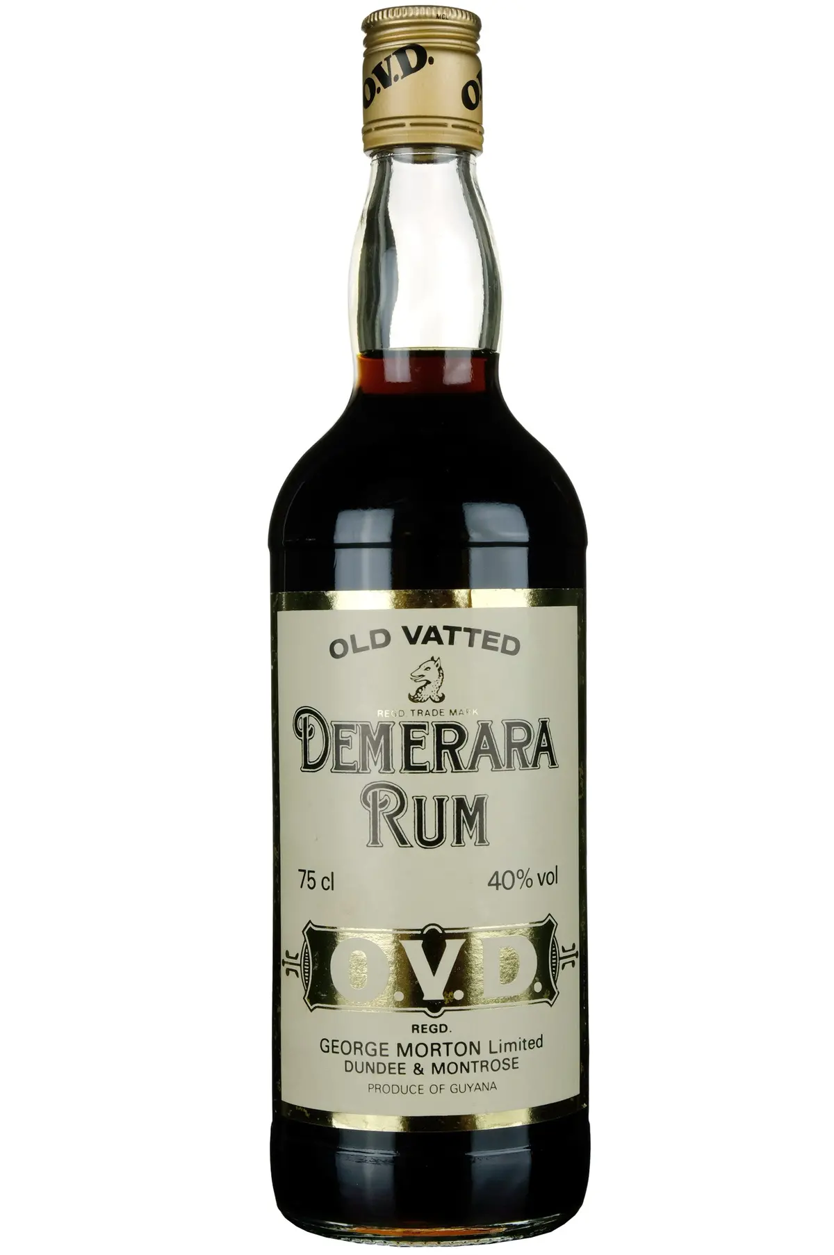 Old Vatted Demerara Rum 1980S 4