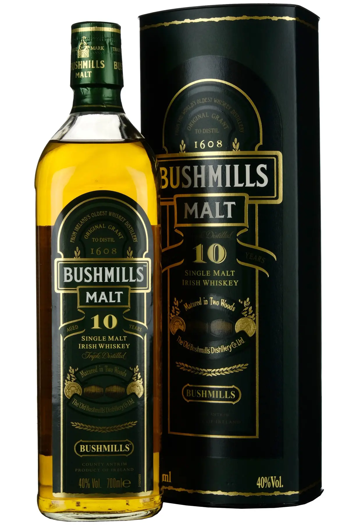 Bushmills Malt 10 Year Old Single Malt 2000S 1