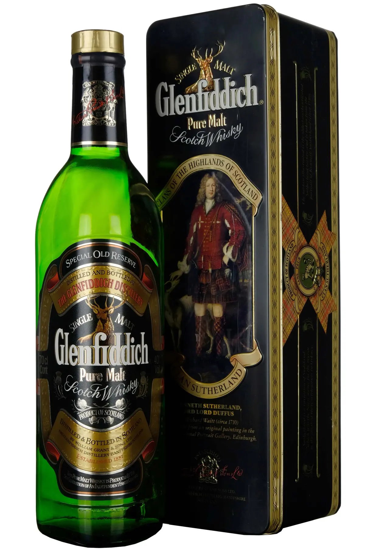Glenfiddich Special Old Reserve 1990S Clans Of The Highlands Of Scotland Clan Sutherland 2
