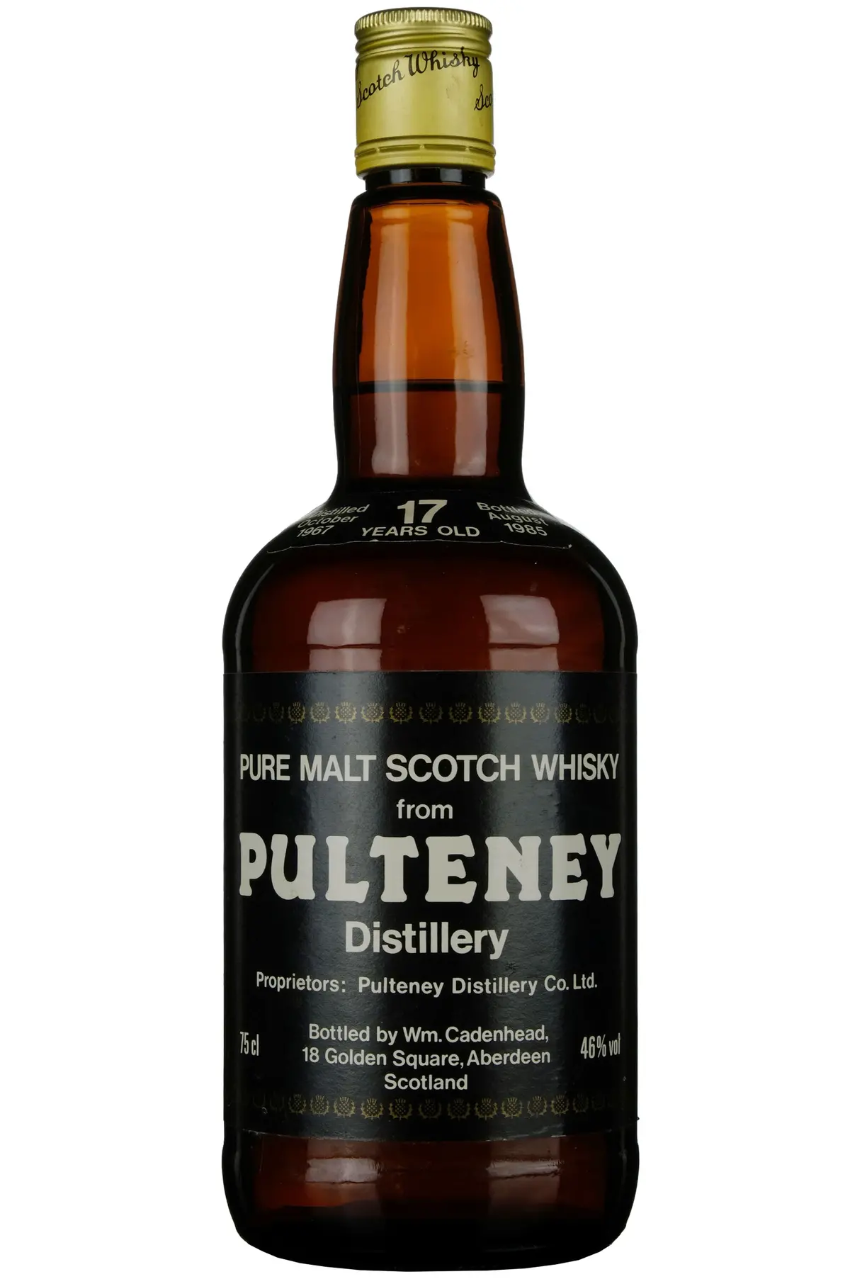 Pulteney 1967-1985 | 17 Year Old Cadenhead's Dumpy 1