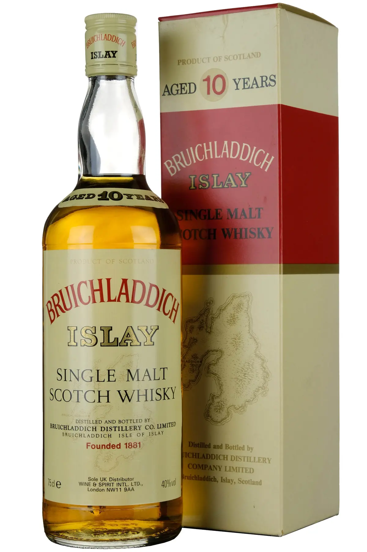Bruichladdich 10 Year Old Early 1980S 1